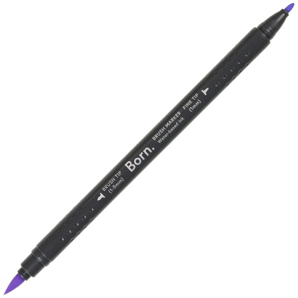 4 Born Professional Brush Dual-Tip Marker Violet Tint 623, 4 of 4