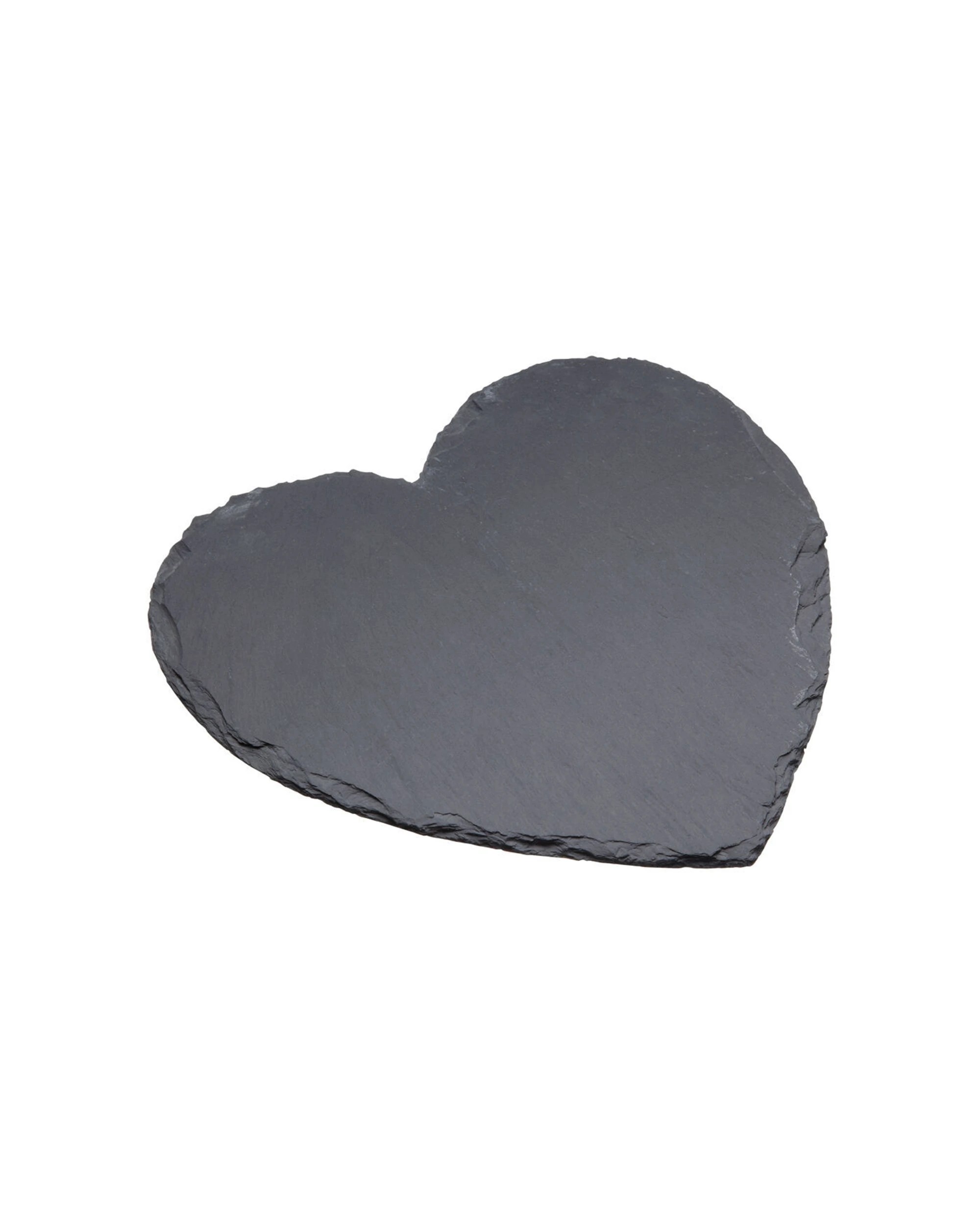 2 Artesa 4PK Rustic Slate Heart Shaped Serving Platter Tray Charcuterie Ent - Multi, 2 of 5