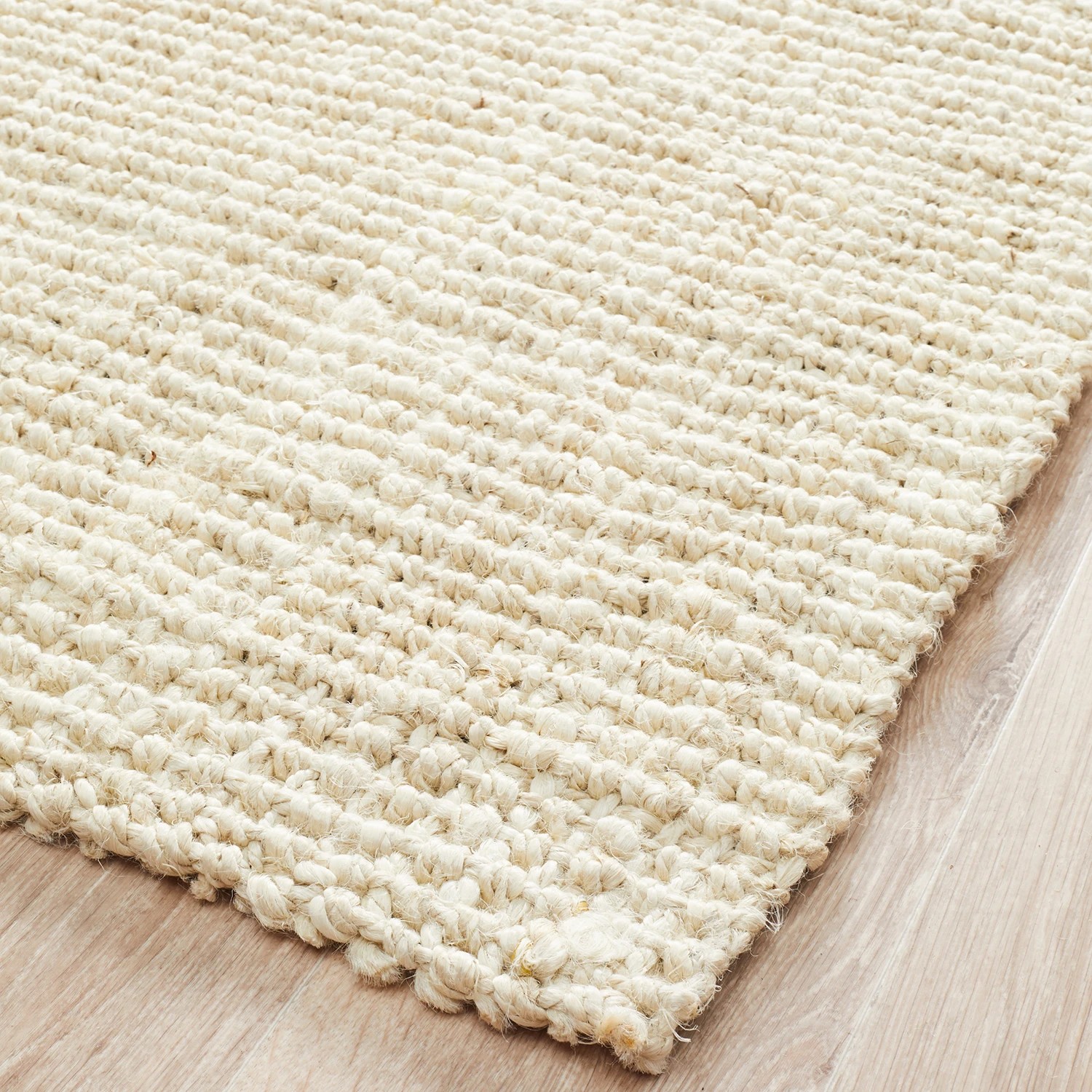 3 Common Ground Rugs Solace Barker 400x80cm - Large Runner Handwoven Jute Rug - Natural, 3 of 7
