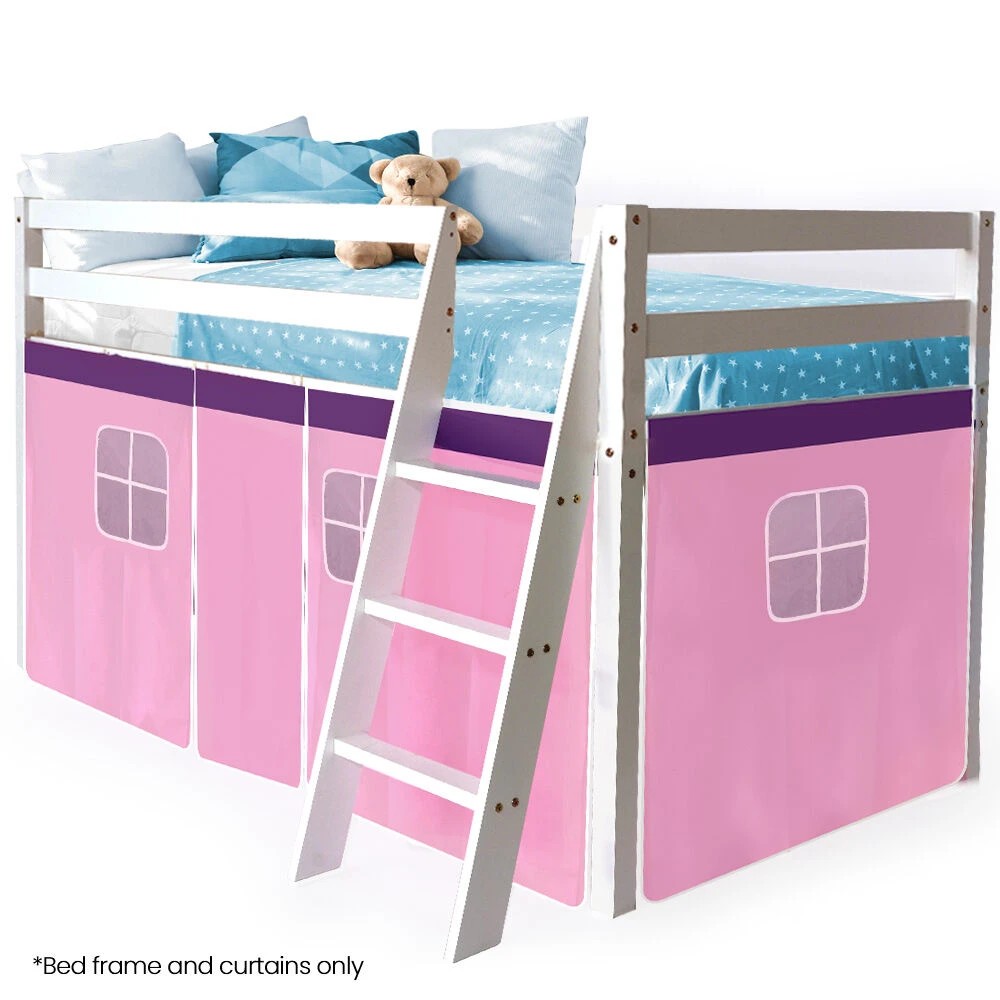1 Kingston Slumber Kids Single Loft Bed Frame with Hiding Space - Multi, 1 of 1