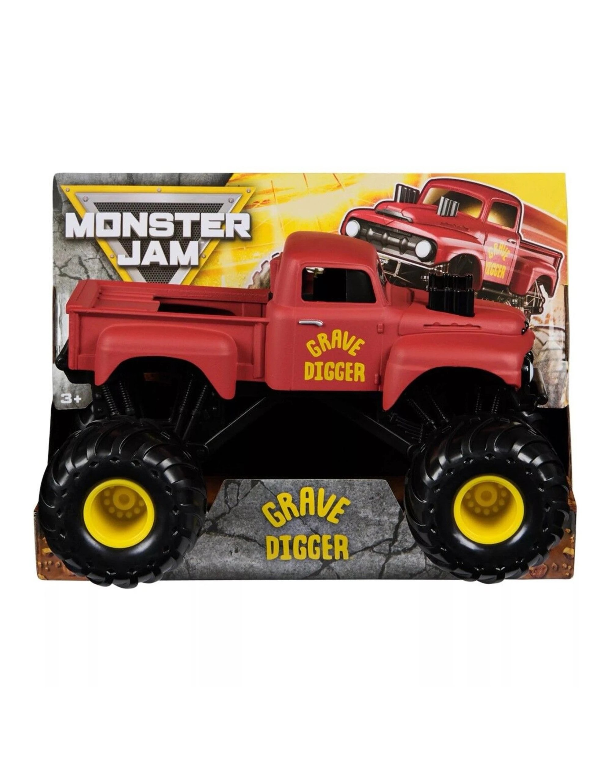 1 Monster Jam Grave Digger Pick-Up 1:24 Scale Diecast Truck, 1 of 3