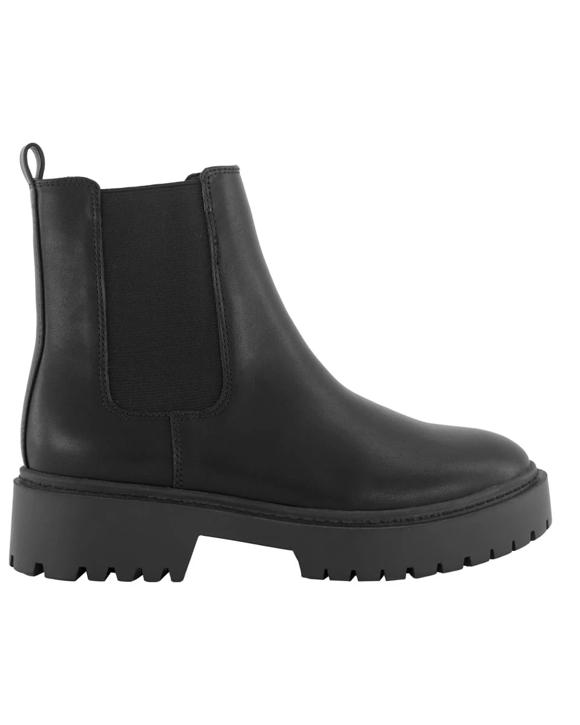 Ribbed Gusset Chelsea Boots