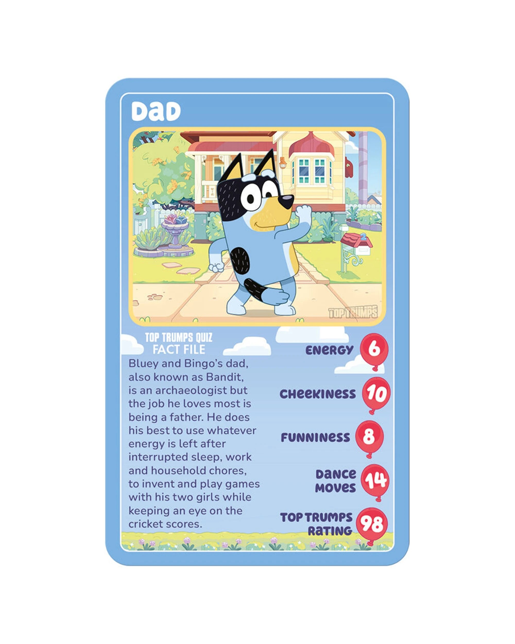 4 TOP TRUMPS 2PK Bluey Edition Family And Kids Trivia Card Game - Multi, 4 of 8