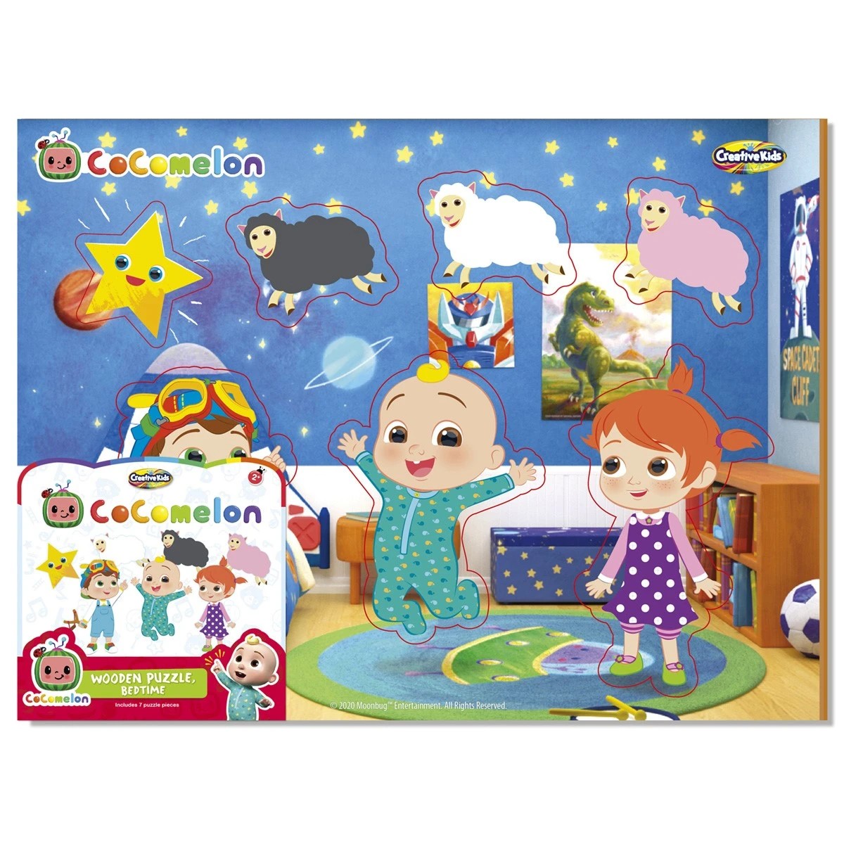 2 Cocomelon Starter Puzzles Bedtime, 2 of 2