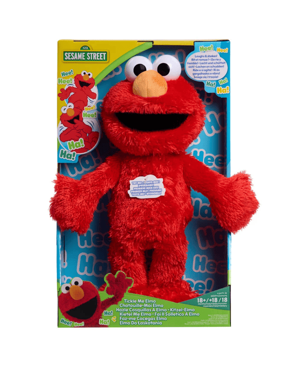 Sesame Street - Tickle Me Elmo, Animated Plush, 18 months+
