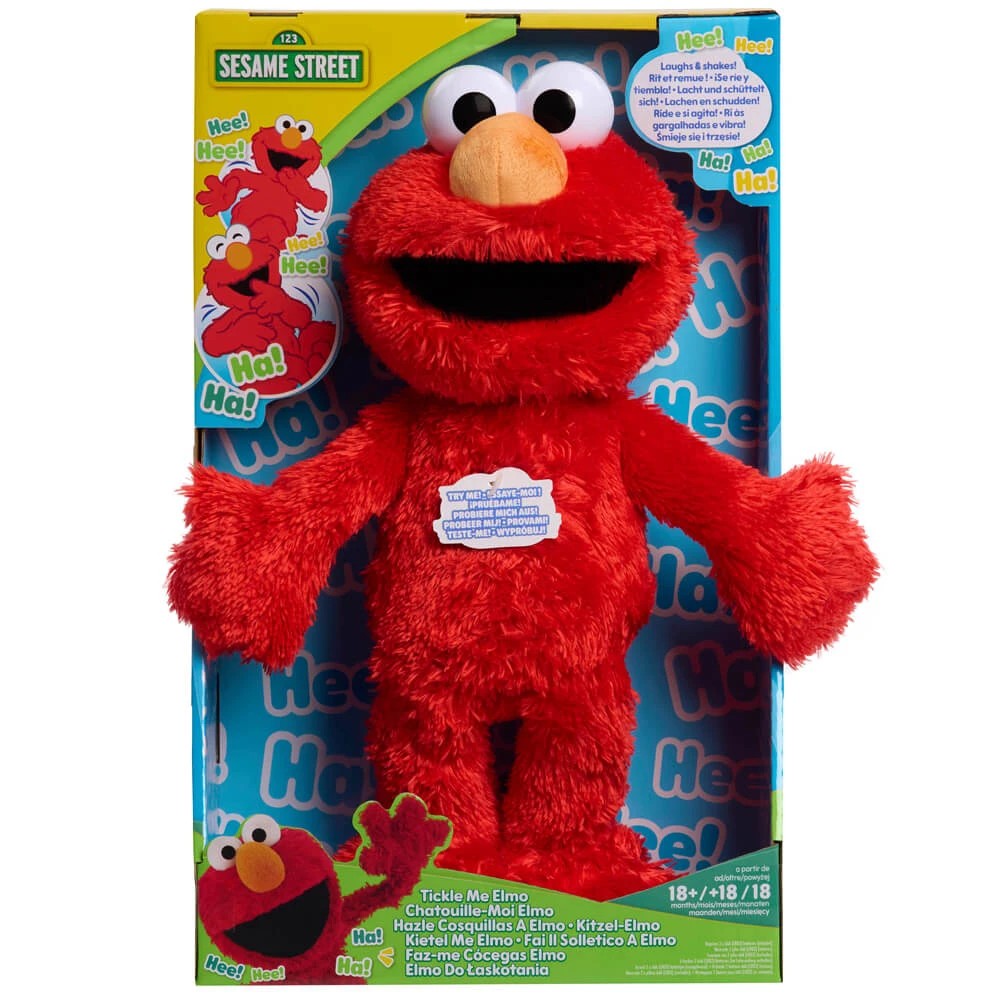 1 Sesame Street - Tickle Me Elmo, Animated Plush, 18 months+, 1 of 5
