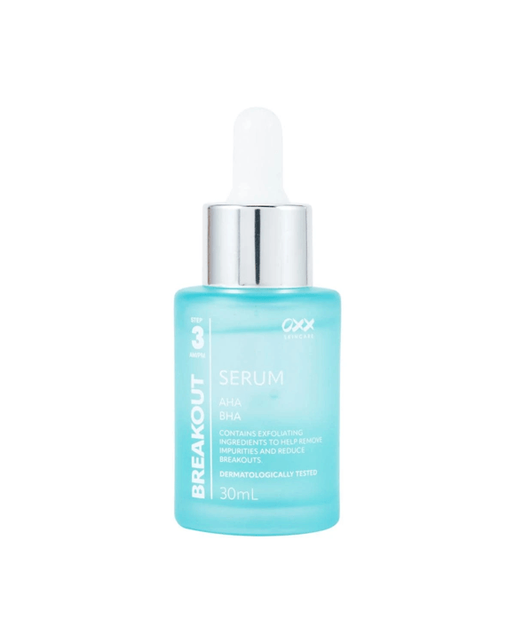 OXX Skincare Step 3 AM/PM Breakout Serum 30ml - AHA and BHA