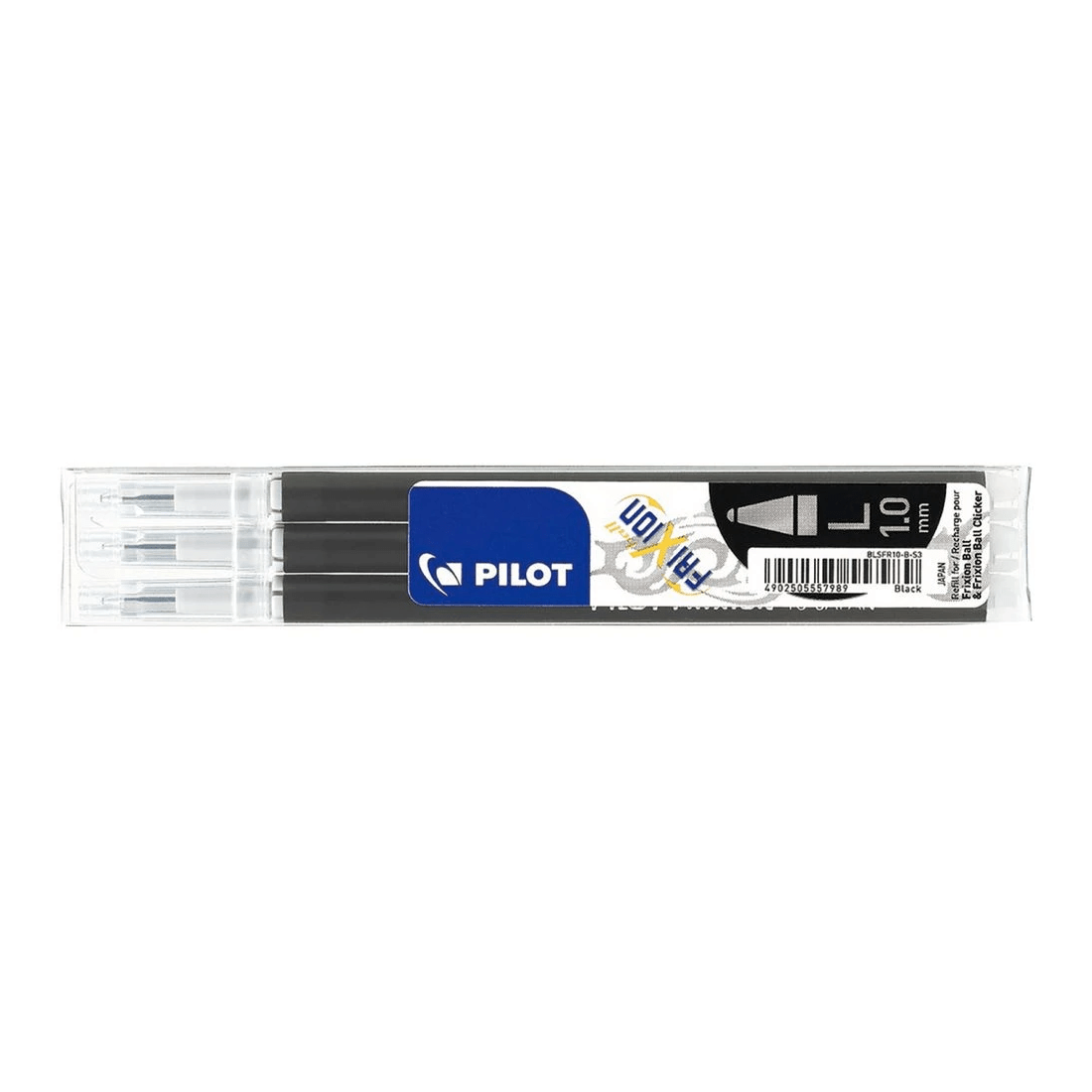 1 PILOT Frixion Erasable Gel Ink Refills 1.0mm Black 3 Pack, 1 of 3