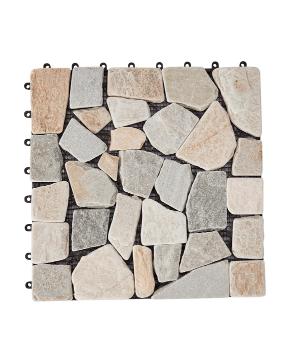 4 Pack Slate Look Decking Tiles