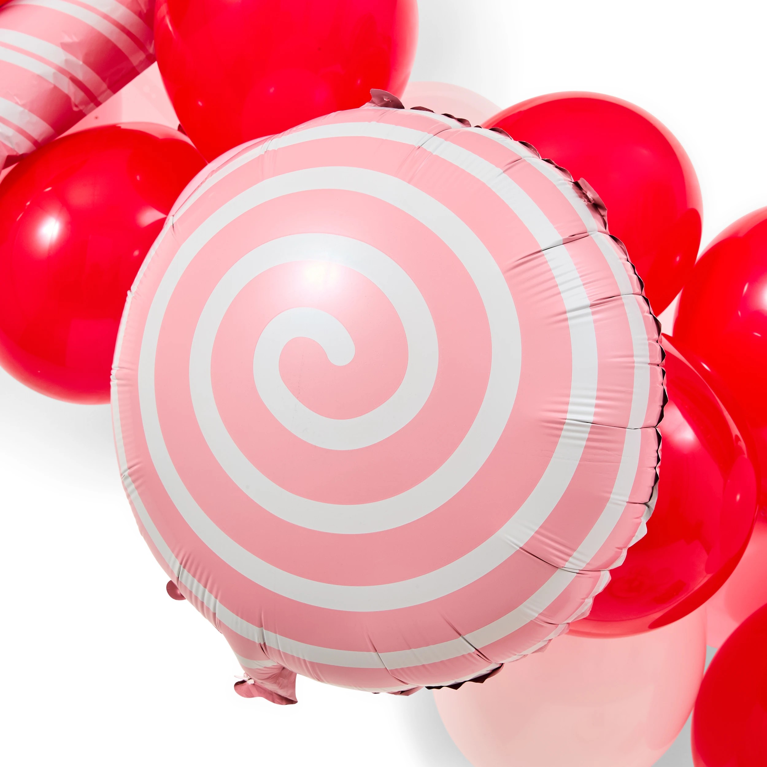 6 56 Piece Pink and Red Christmas Balloon Garland, 6 of 6