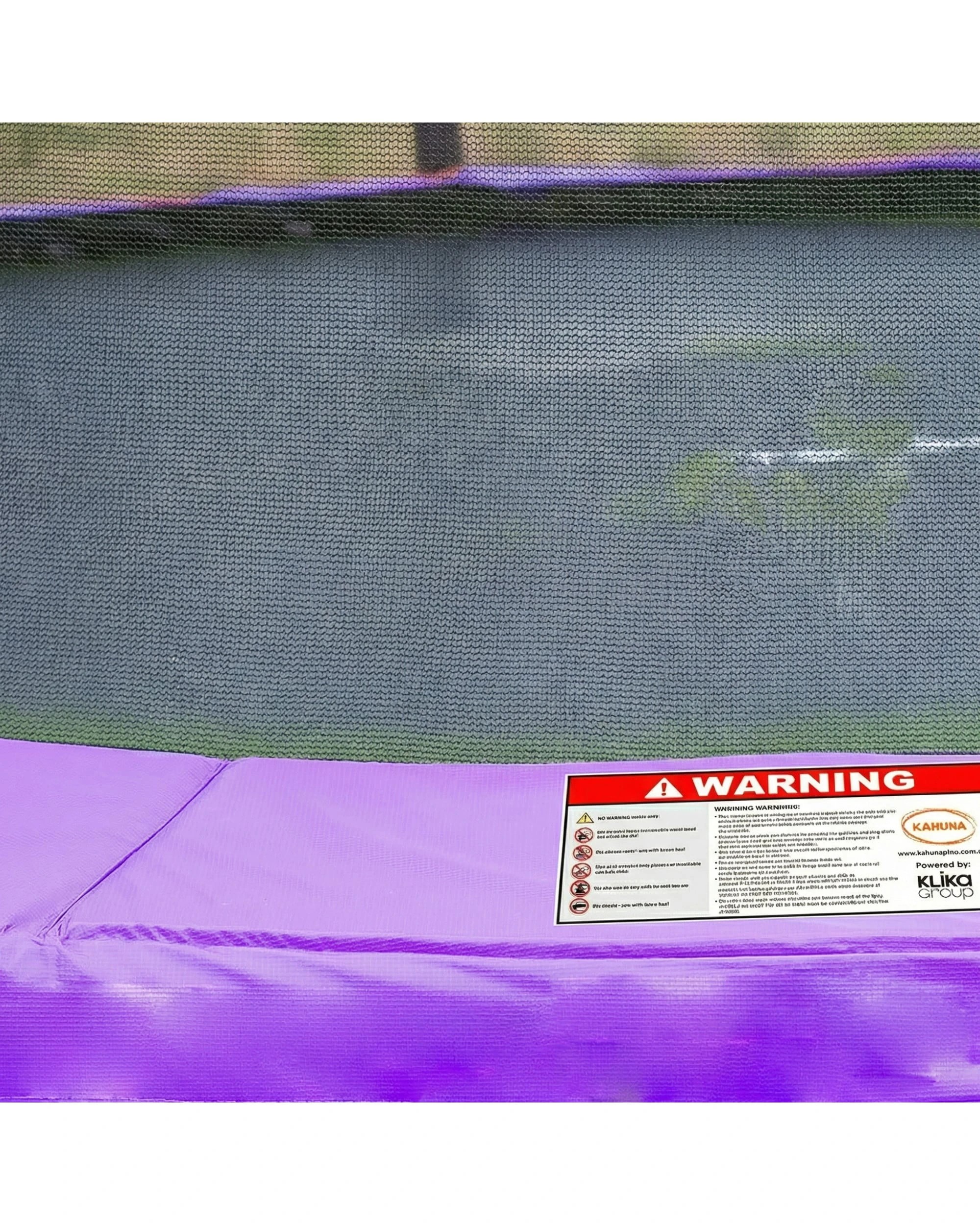 3 Kahuna 14ft Trampoline with Roof in Purple, 3 of 9