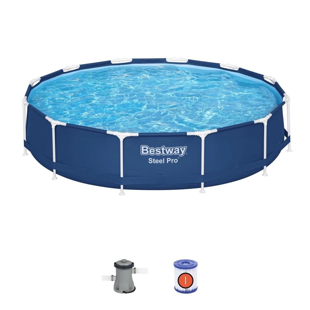 3 Bestway 12ft. Steel Pro Pool, 3 of 10
