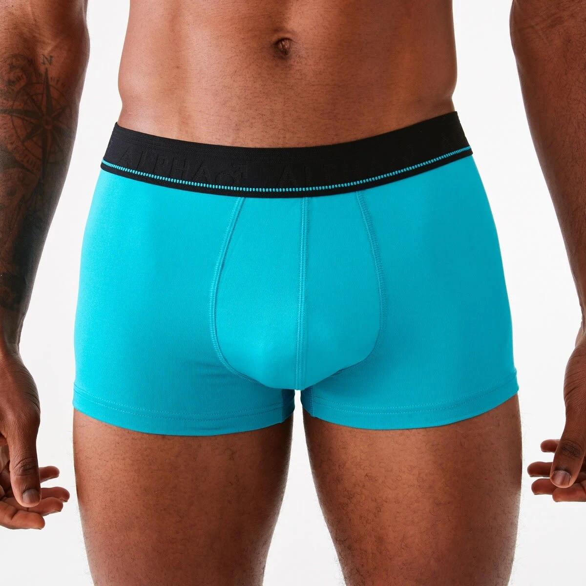 3 3 Pack Stay Fresh Plain Trunks Fresh Blue, 3 of 8