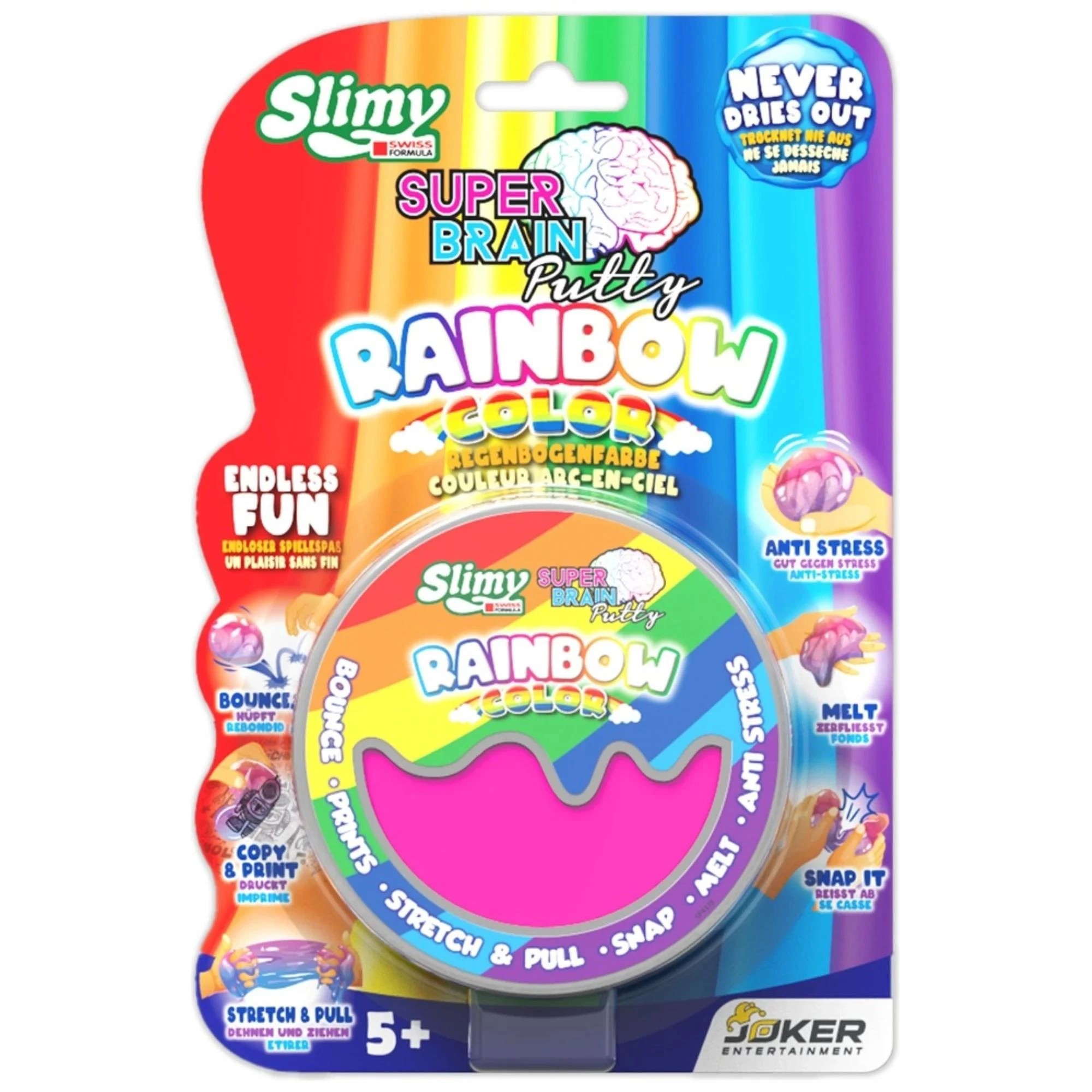 5 Slimy Super Brain Putty - Assorted* - Multi, 5 of 5
