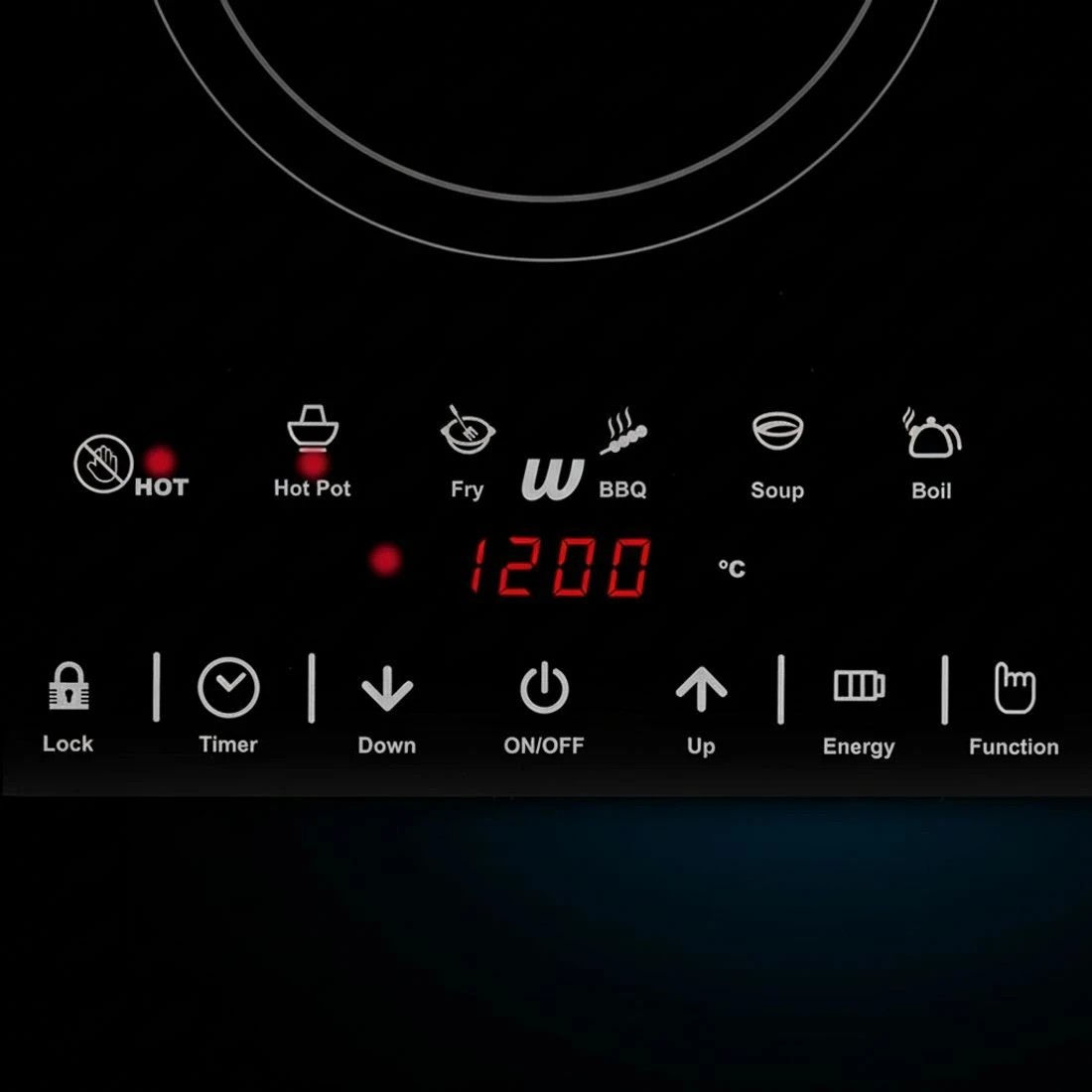 6 Devanti Electric Ceramic Cooktop 30cm - Black, 6 of 8