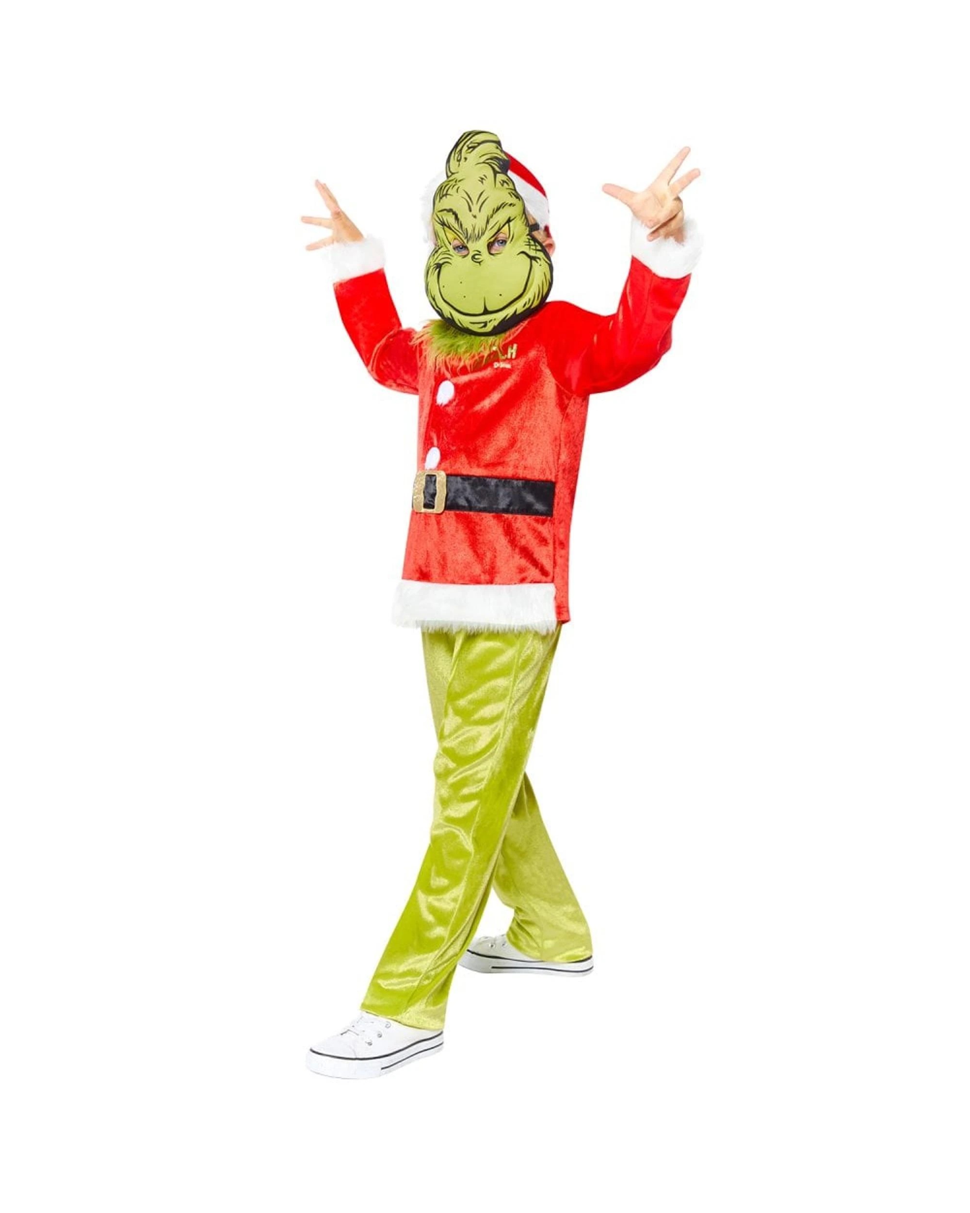 2 Dr Seuss The Grinch Child Costume Size 3-4 Years, 2 of 3