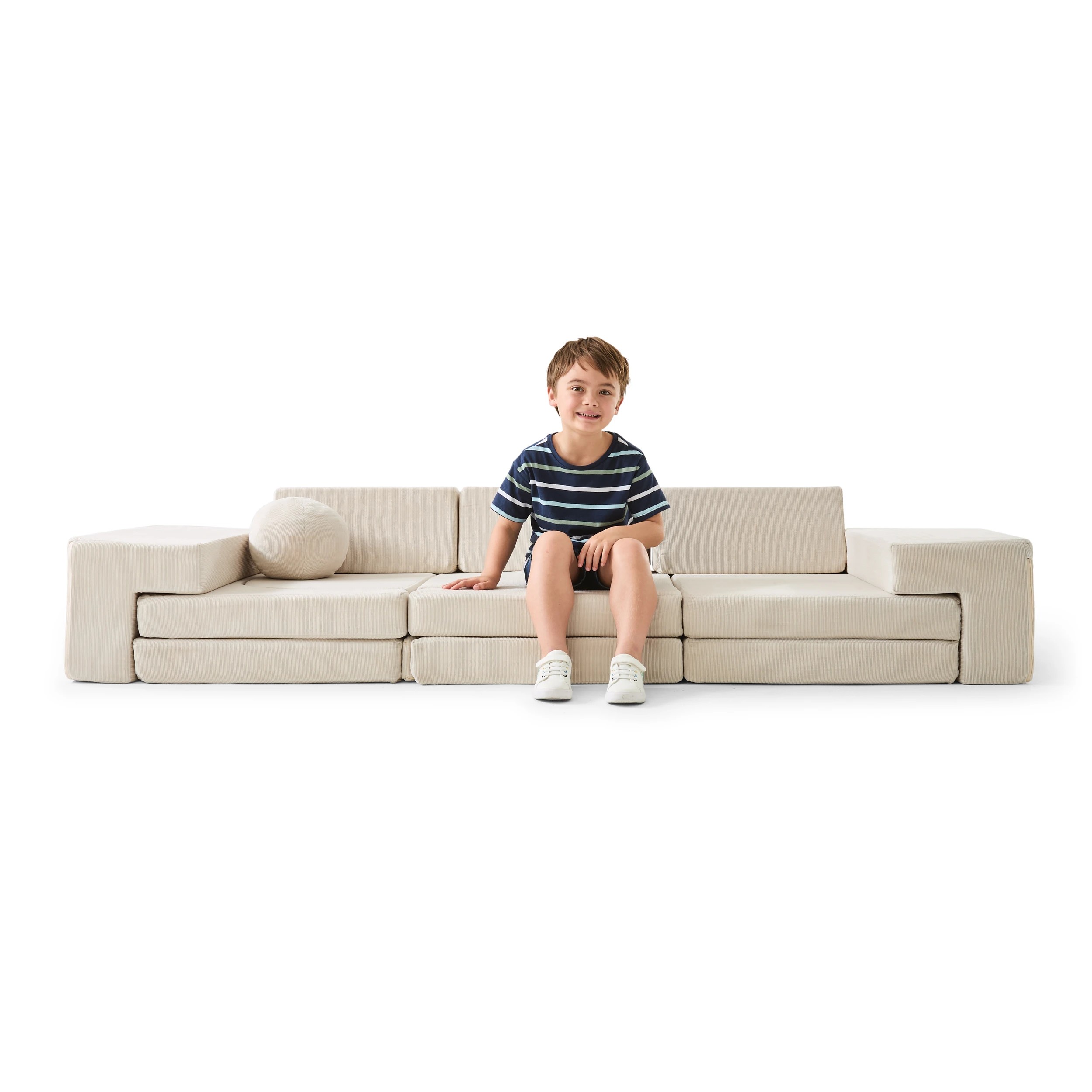 1 15 Piece Large Play Couch - Sand, 1 of 10