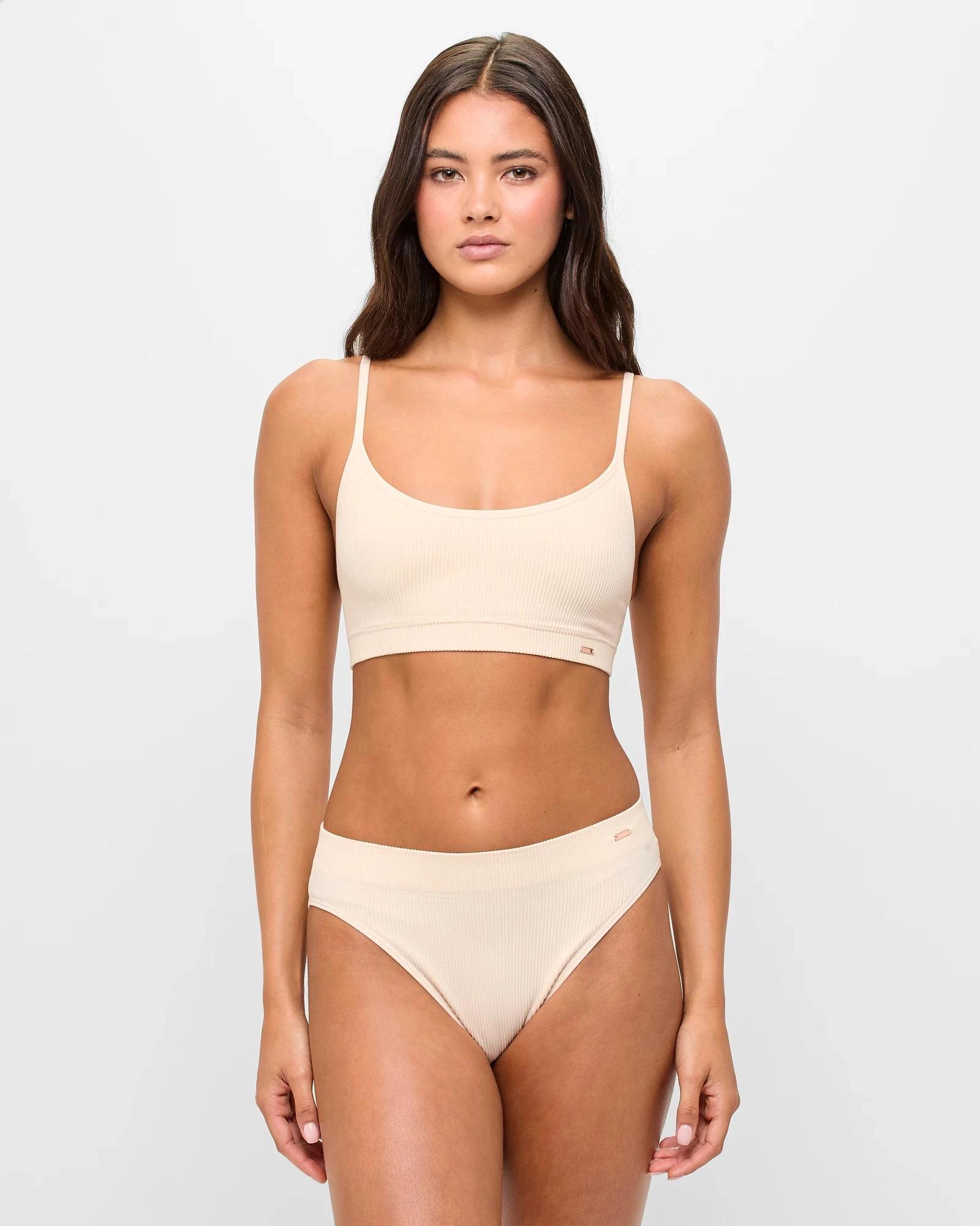 2 Lily Loves Ribbed Seamfree High Waist Bikini Briefs SHELL, 2 of 4