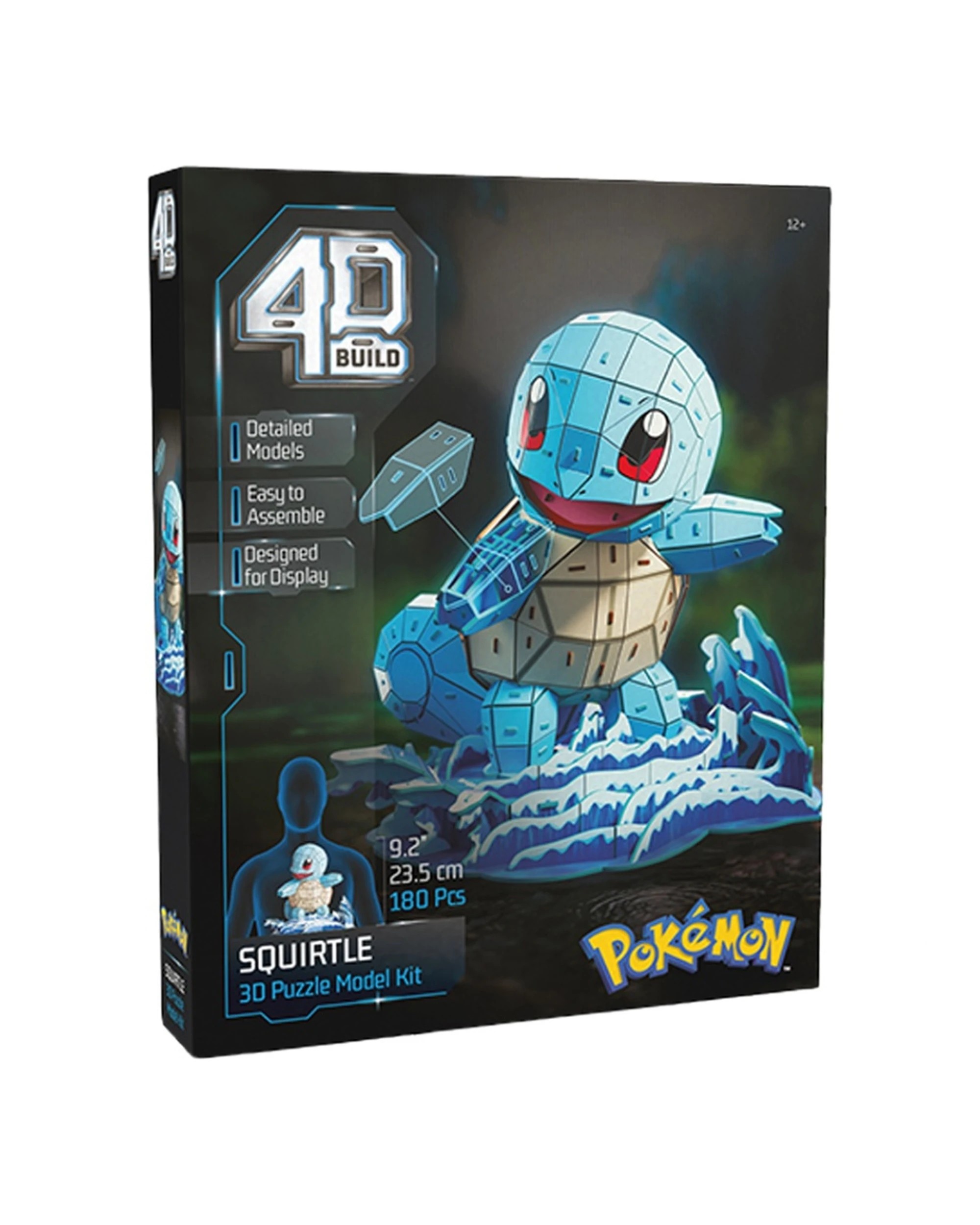 1 4D Build 180pc Pokémon Model Building Puzzle Kit Squirtle - Multi, 1 of 6