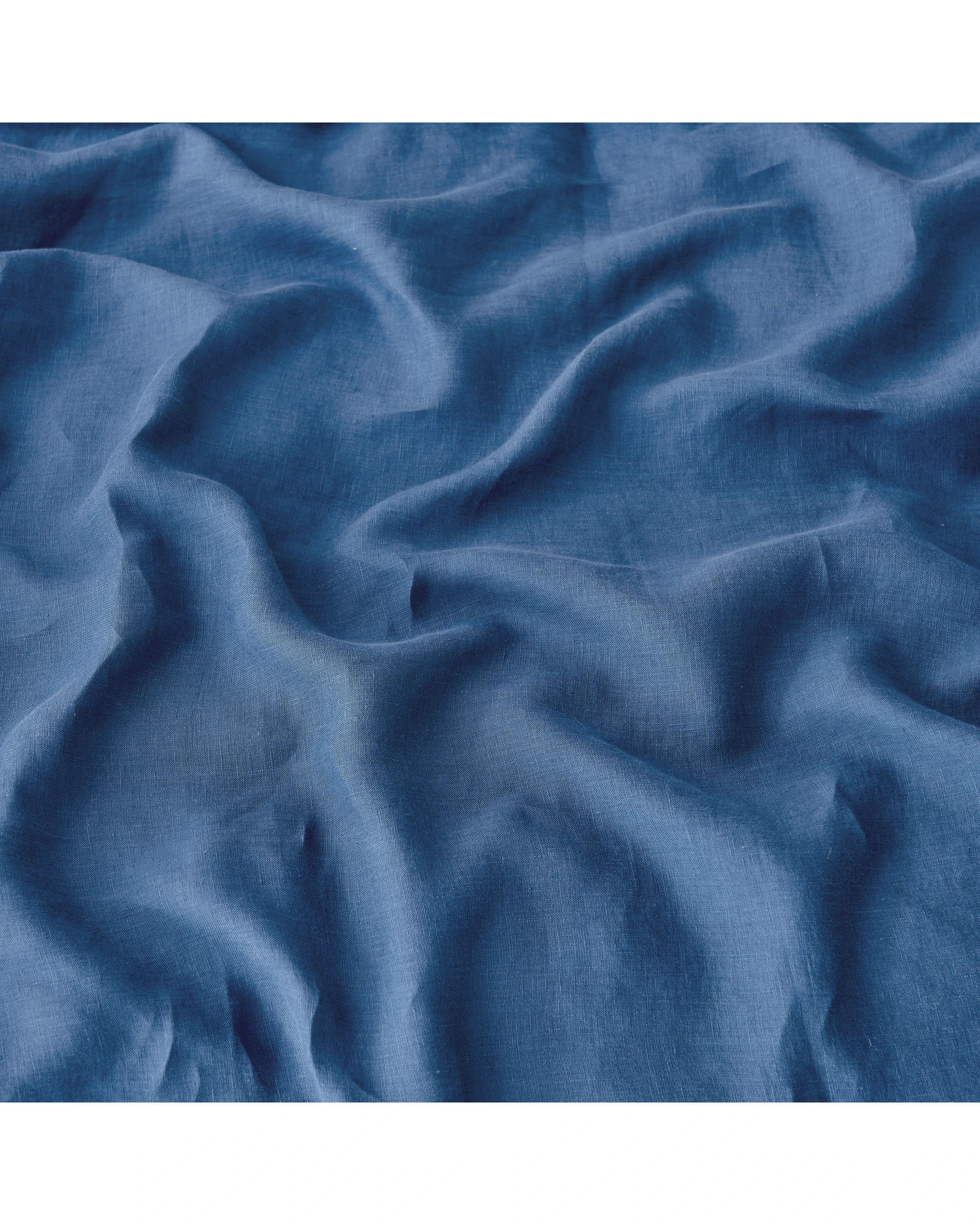 6 Natural Home 100% European Flax Linen Quilt Cover Set - King Bed - Deep Blue, 6 of 10