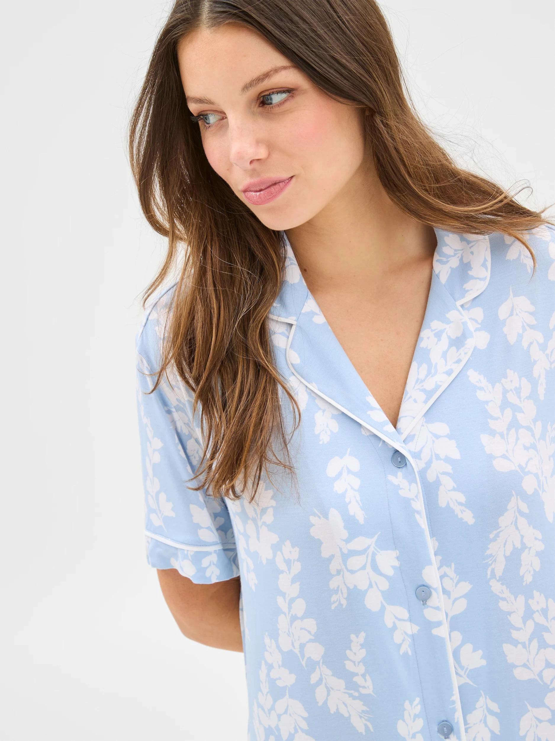 3 Target Soft Comfort Bamboo Sleep Nightie BLUE WISTERIA, 3 of 5