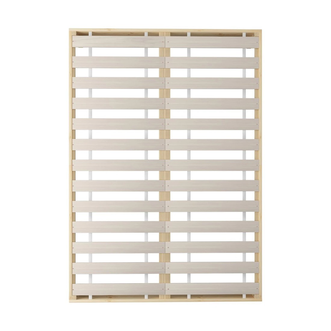 7 Oikiture Bed Frame Double Size Wooden Timber Platform Furniture
 - Natural, 7 of 10