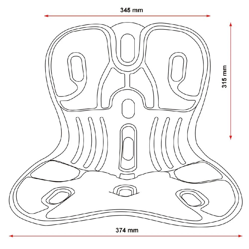 5 J.Burrows Posture Trainer Black, 5 of 8