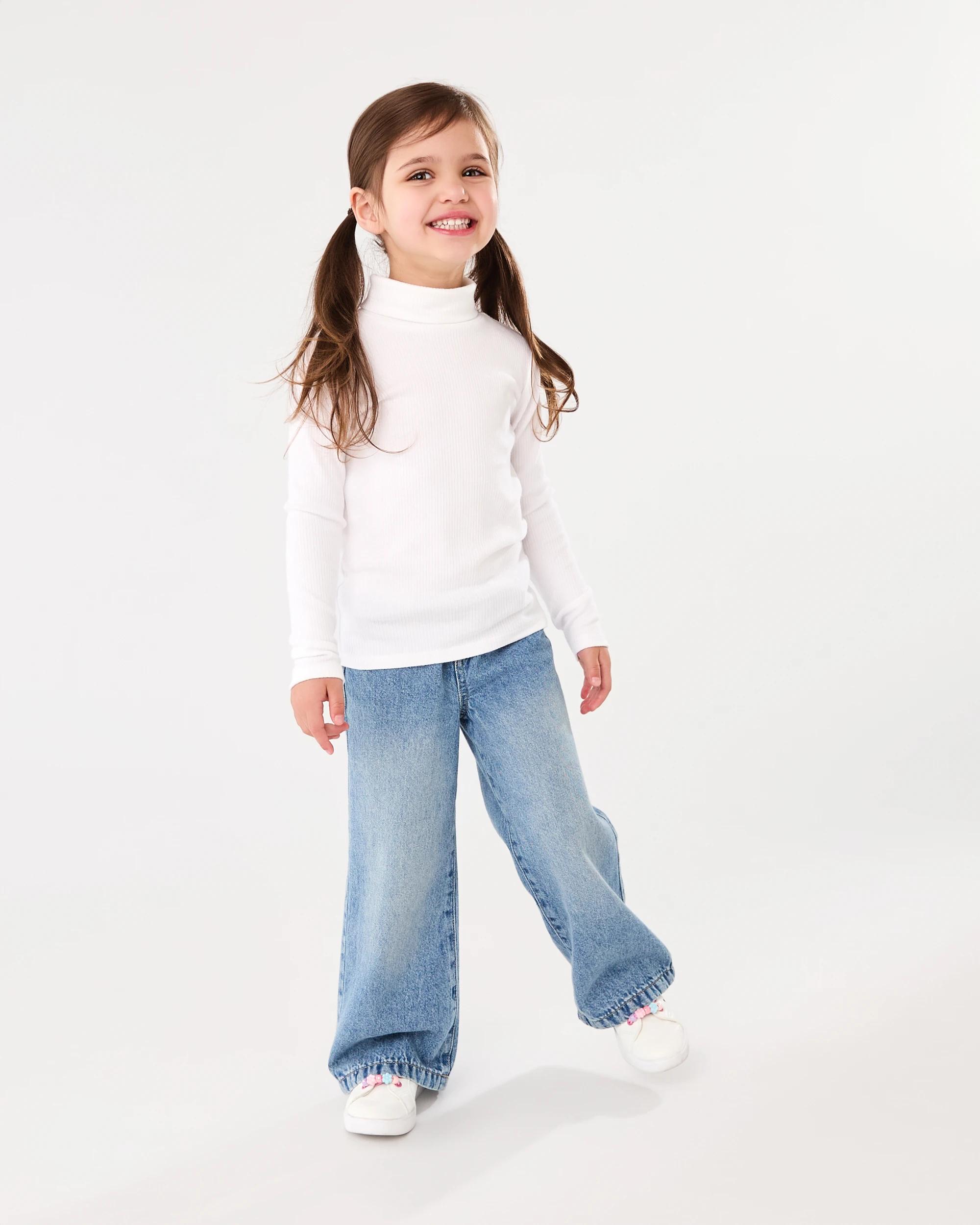 6 Long Sleeve Skivvy Top White, 6 of 7