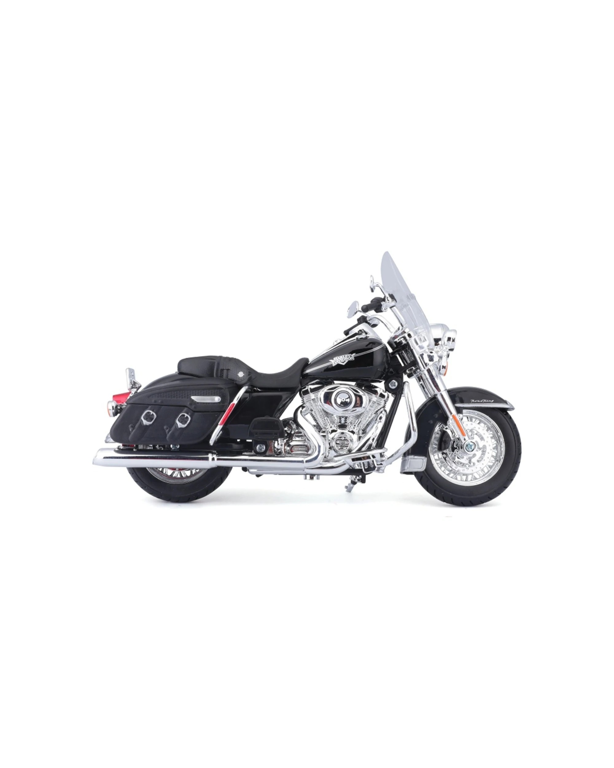 5 Maisto Motorcycle 2013 FLHRC Road King Classic Diecast Model Toy Replica Bike - Black, 5 of 6