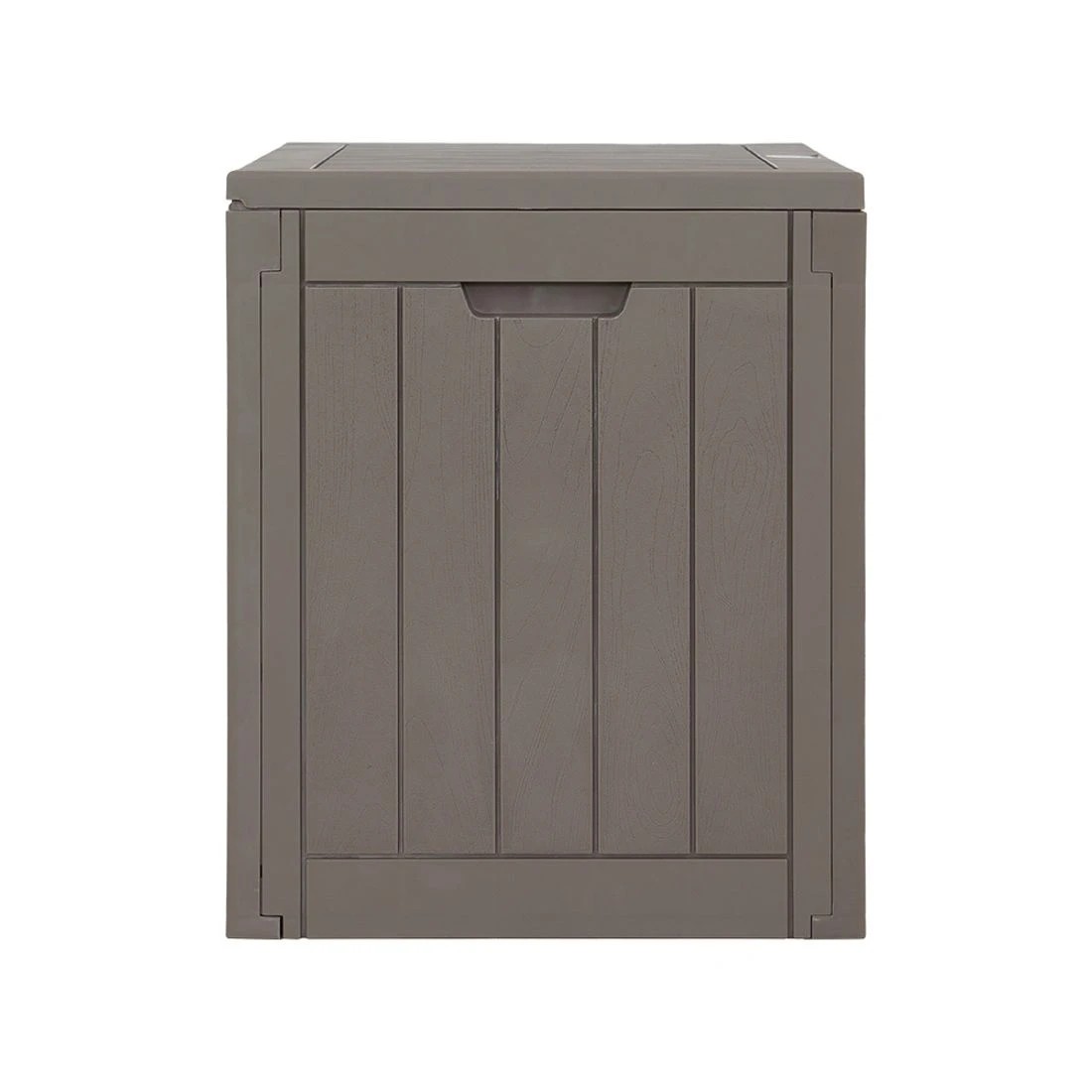 4 Gardeon Outdoor Storage Box 118L Container Lockable Garden Toy Tool Shed - Black, 4 of 7