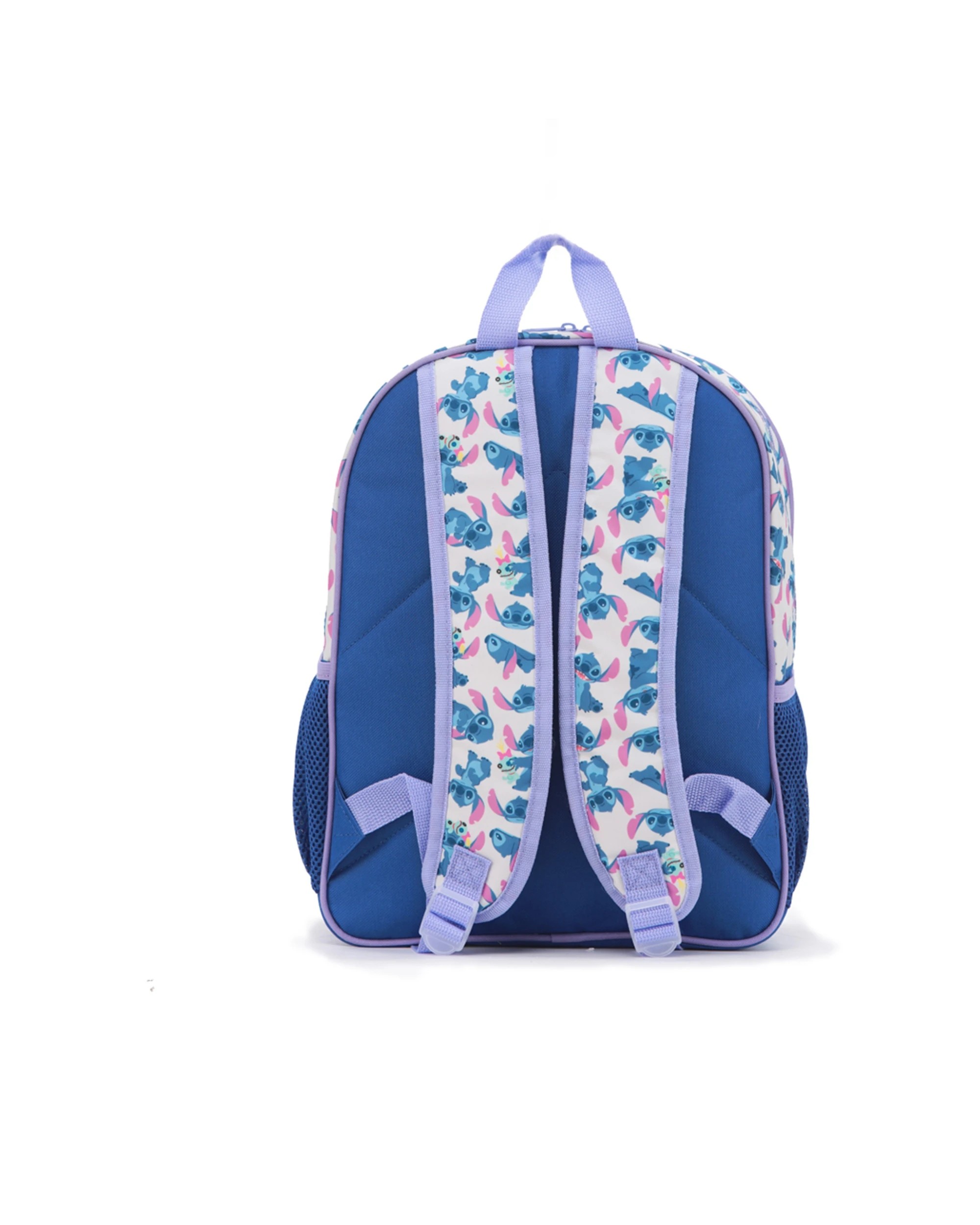 4 Disney Stitch 15 Inch Backpack Kids School Bag With 3D Character Design - Blue, 4 of 4