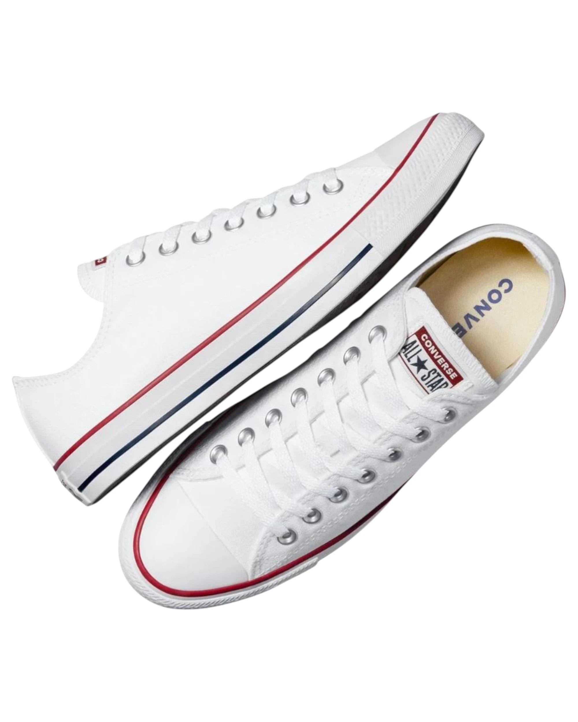 2 Converse Unisex Chuck Taylor All Star Classic Low Top Canvas Shoes OPTICAL WHITE, 2 of 10