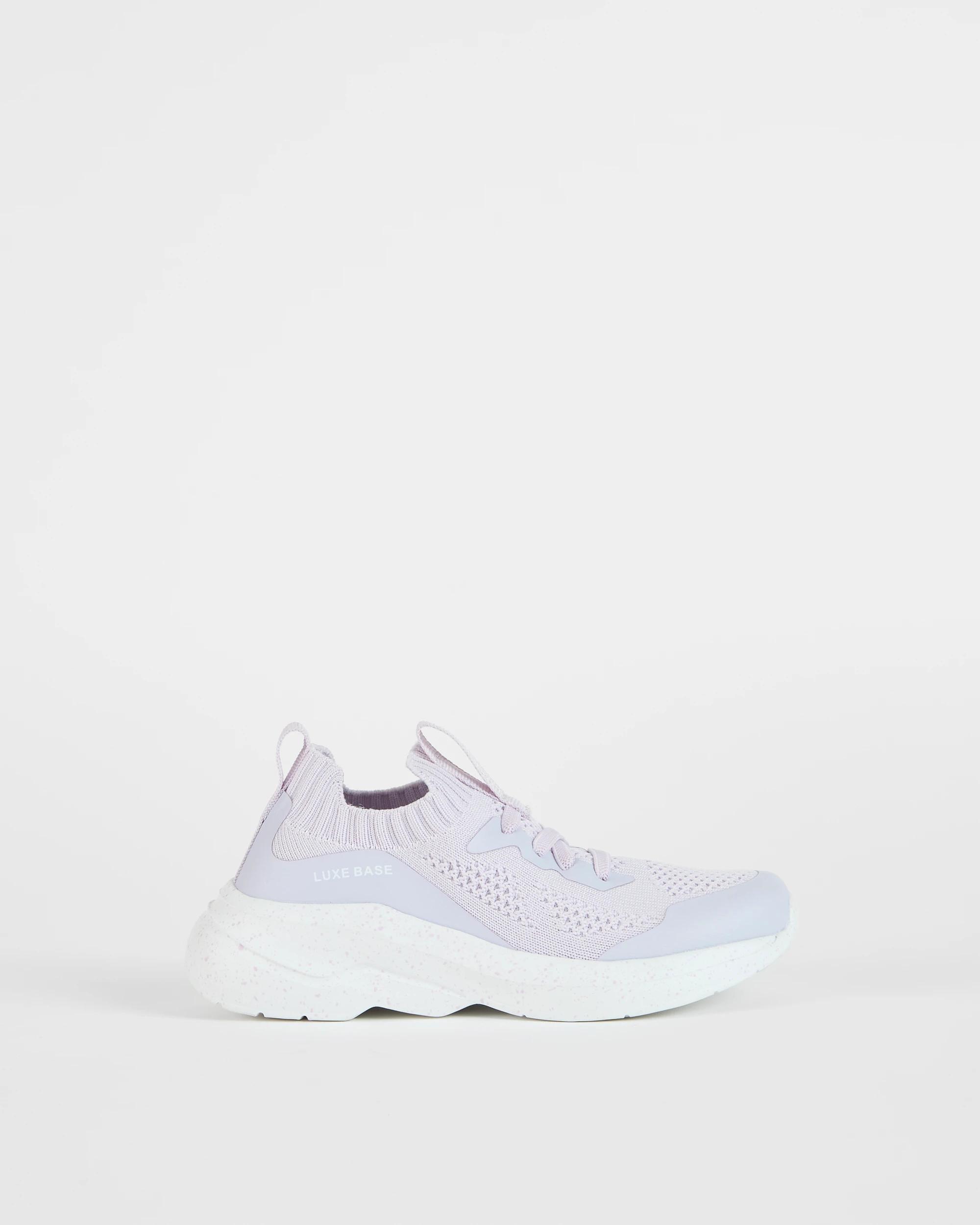 1 Target Kids Textured Knit Sneakers LILAC, 1 of 3