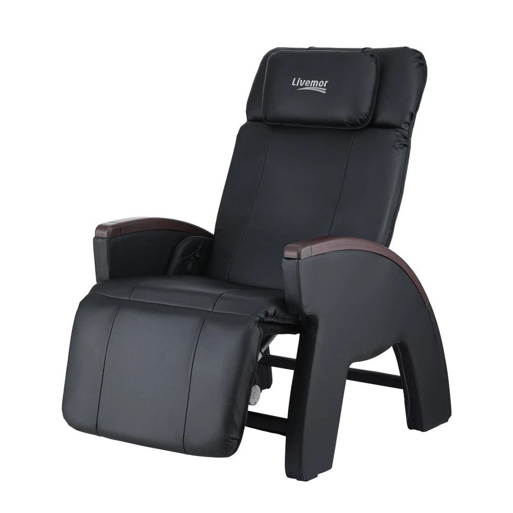 1 Livemor Massage Chair Electric Recliner Home Massager ARIA - Black, 1 of 7