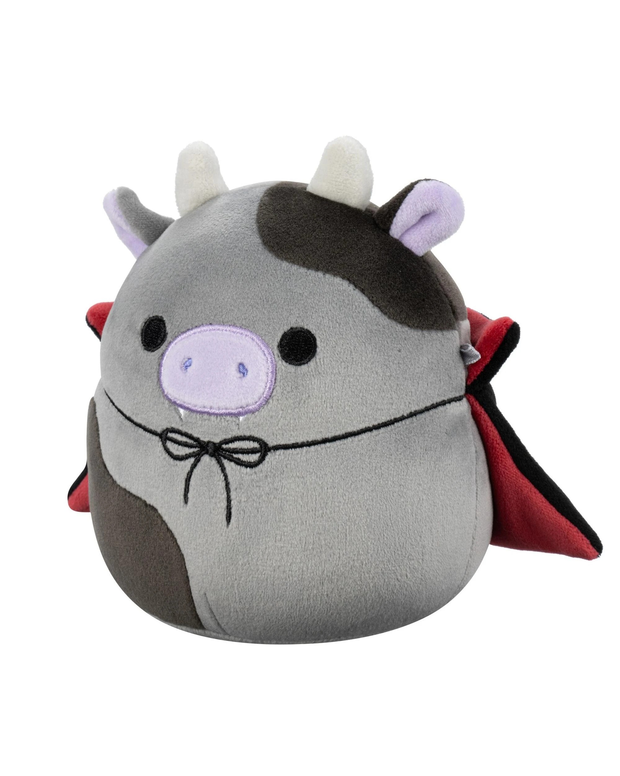4 Squishmallows Halloween Bridgette the Cow in Vampire Costume 5 inch Plush - Multi, 4 of 5