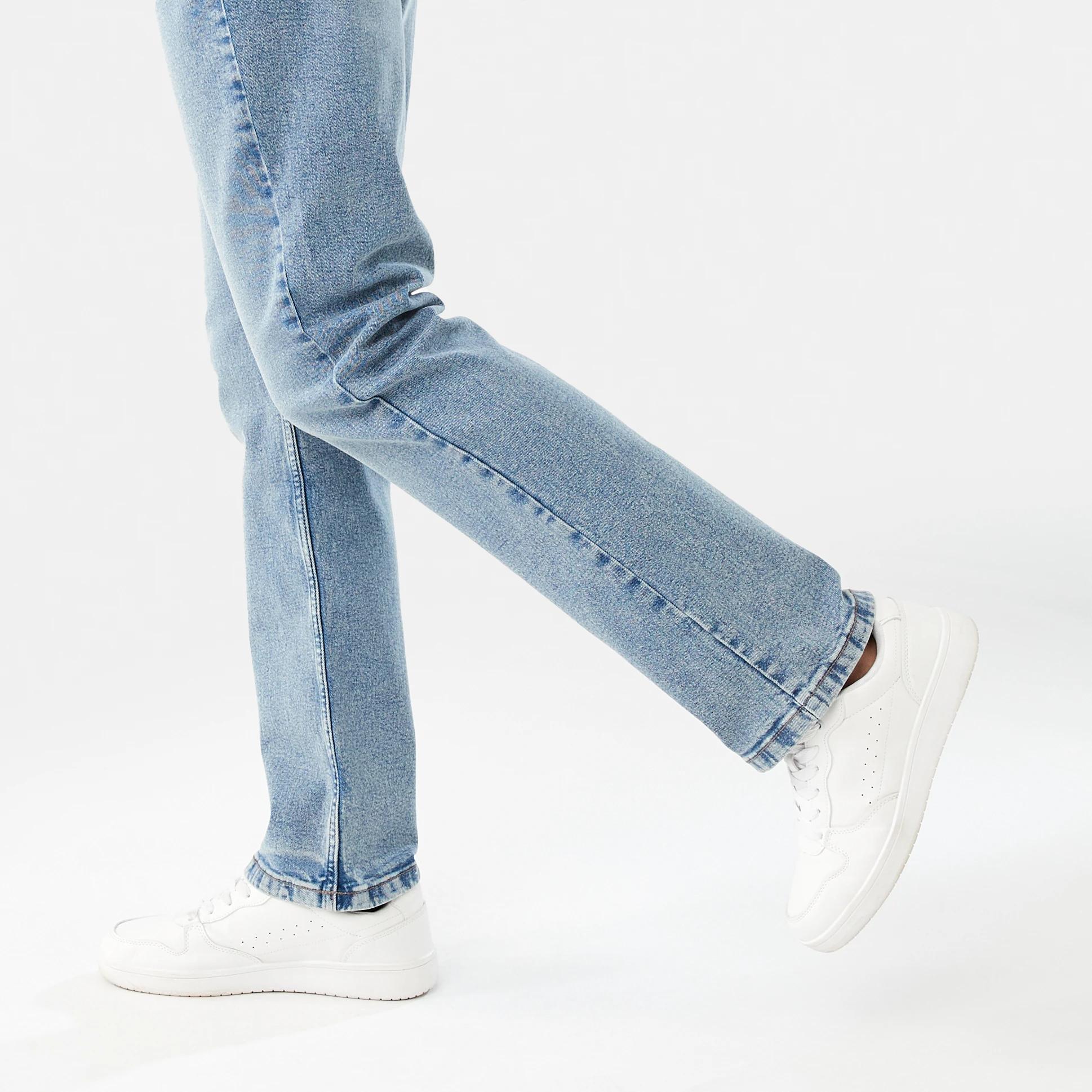 9 High Rise Straight Jeans MID WASH, 9 of 9