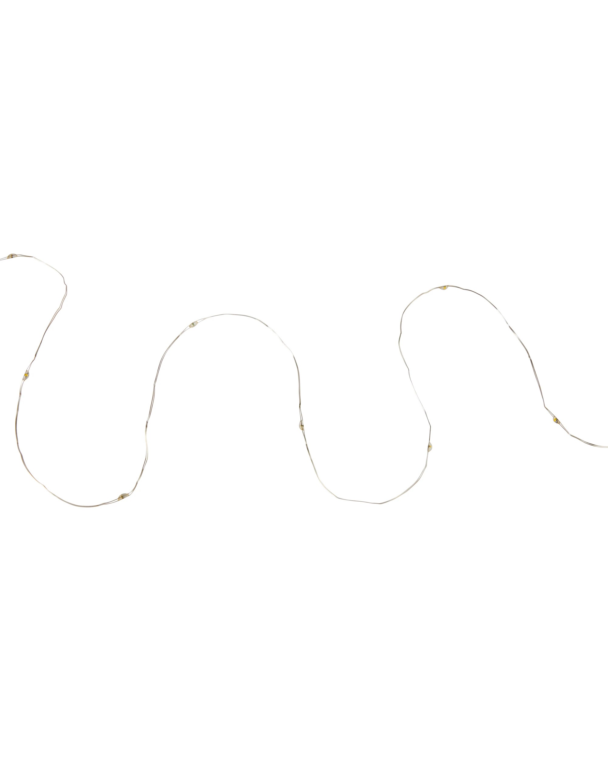 2 51 LED Silver Wire String Lights, 2 of 6