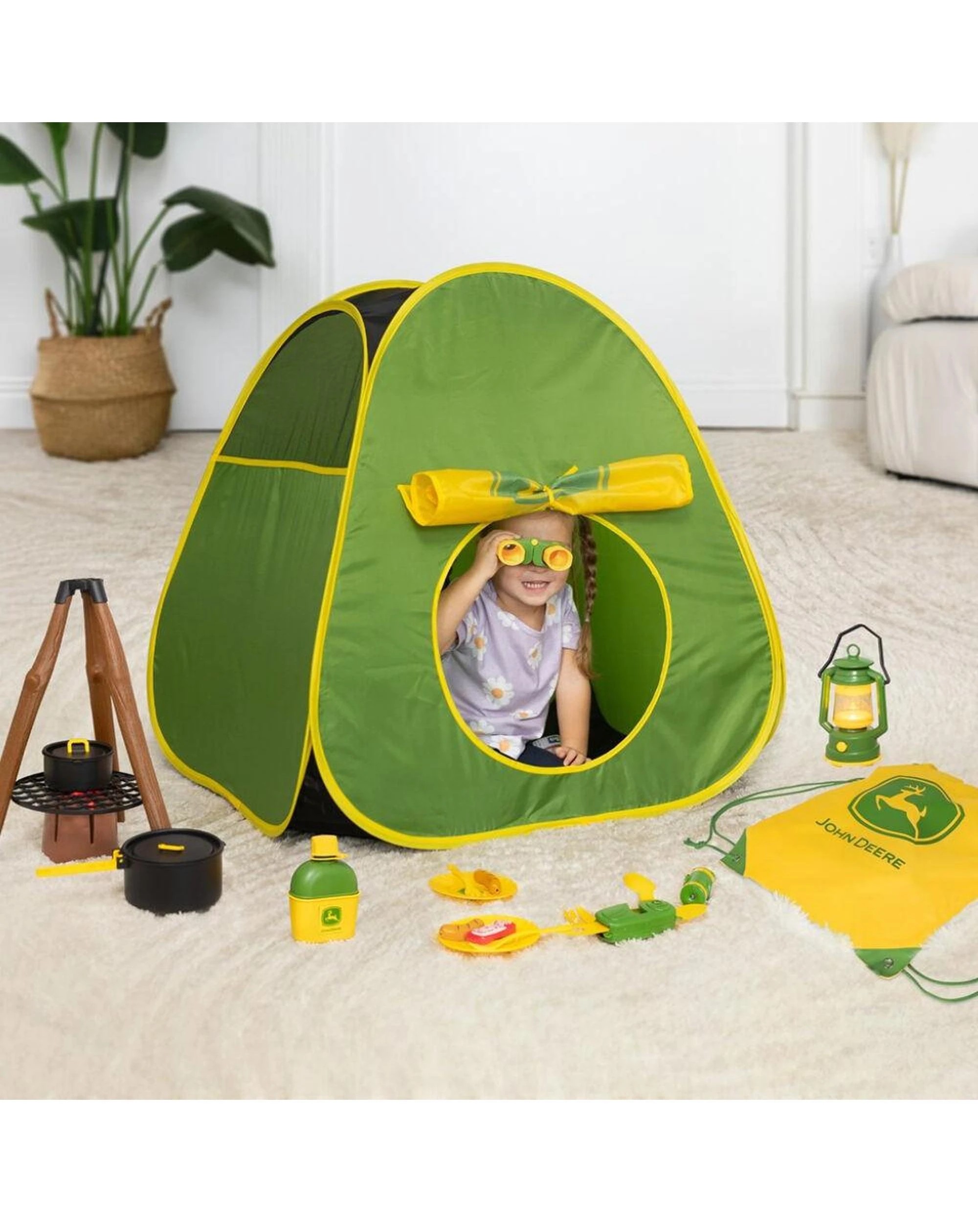 3 John Deere Pop Up Camping Tent With Accessories 5y, 3 of 5
