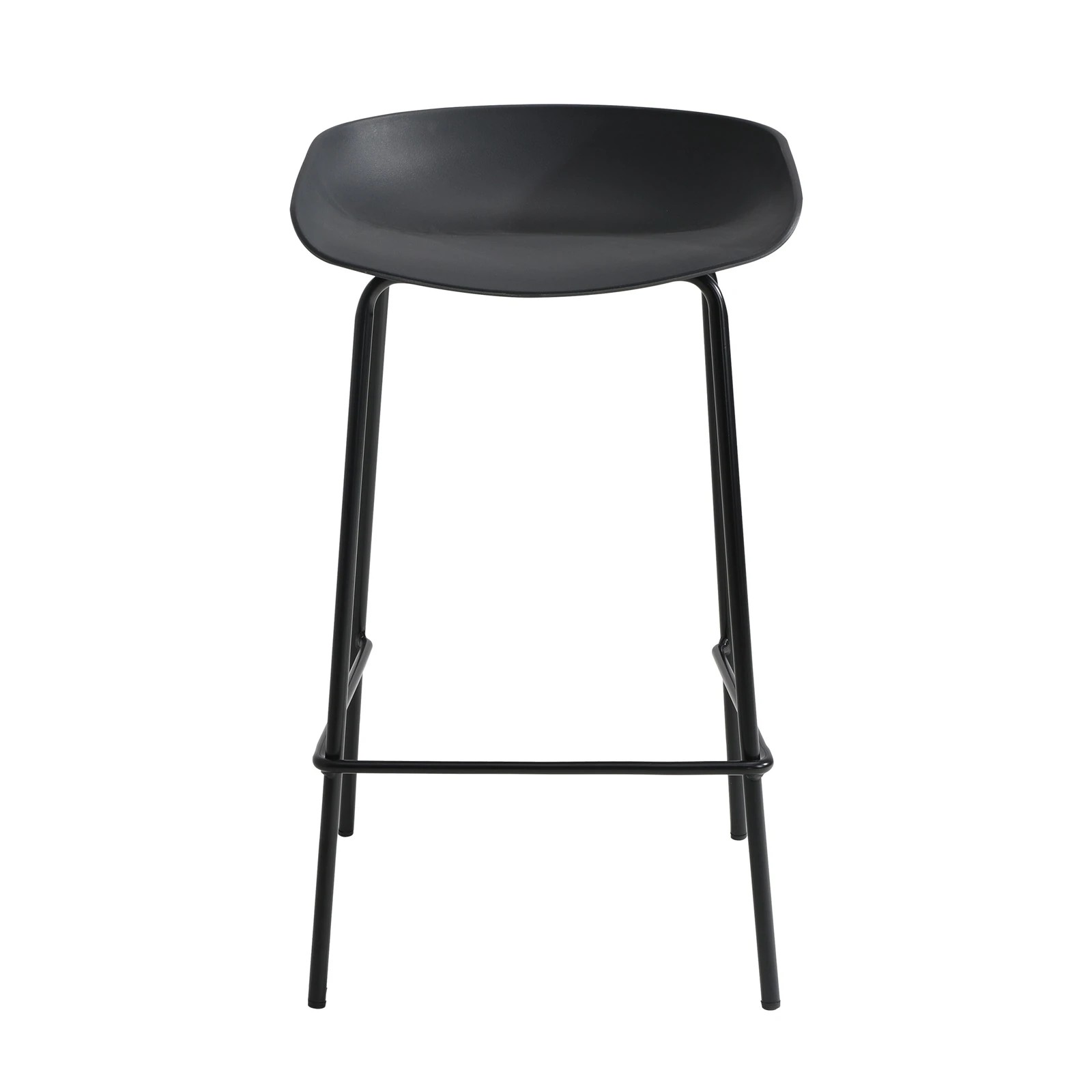 6 Oikiture Set Of 4 Kitchen Bar Stools Stool Dinning Counter Chairs Metal
 - Black, 6 of 10