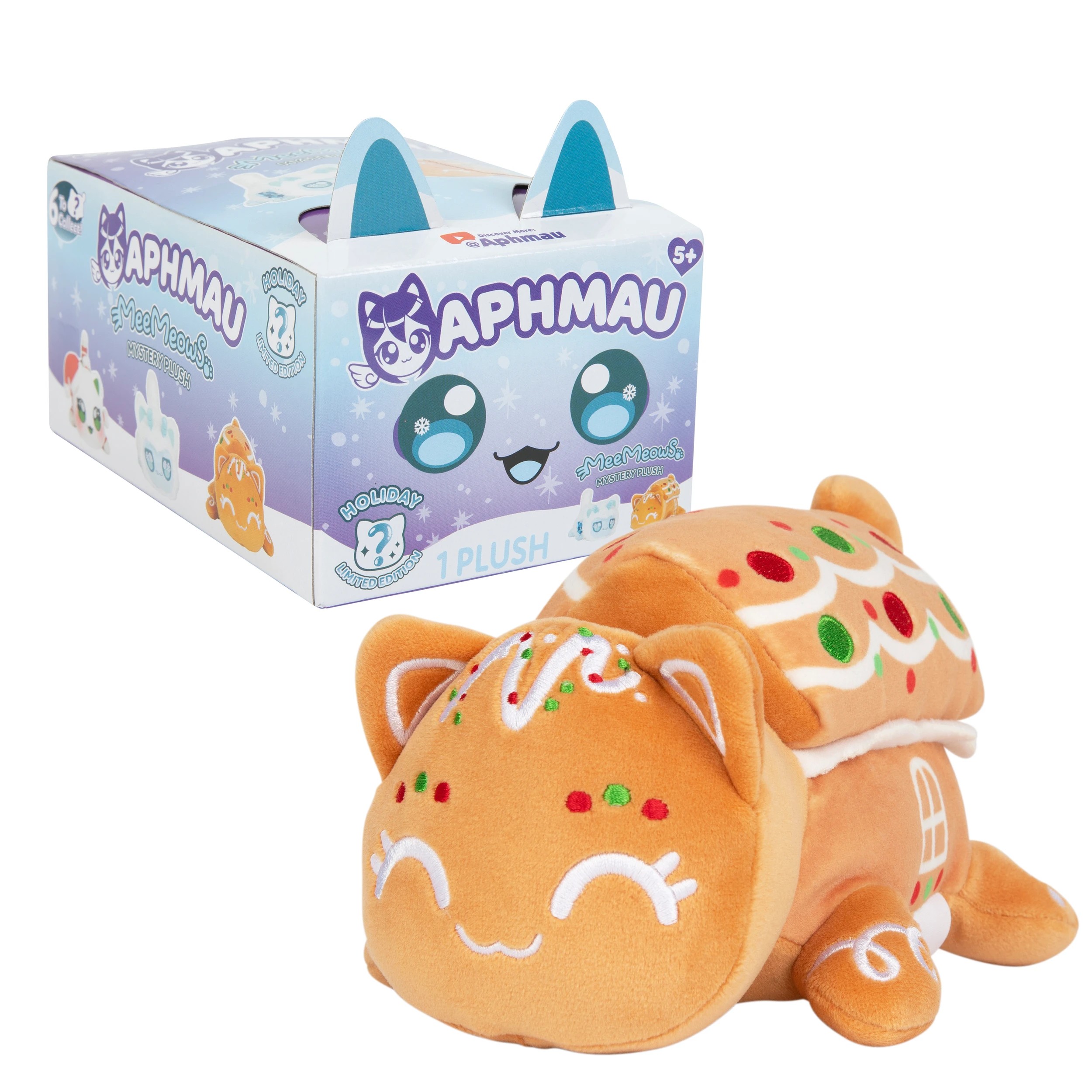7 Aphmau 6in. Mystery MeeMeow Holiday Plush - Assorted, 7 of 10