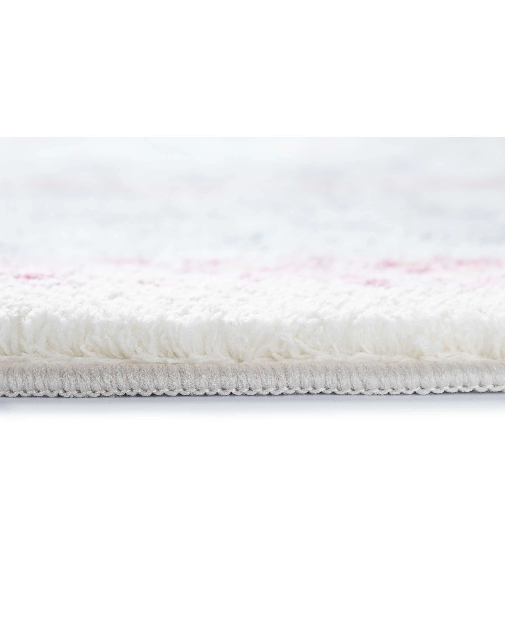 5 Loopsie Seri Medallion Washable Rug-290cm x 200cm - Pink, 5 of 7