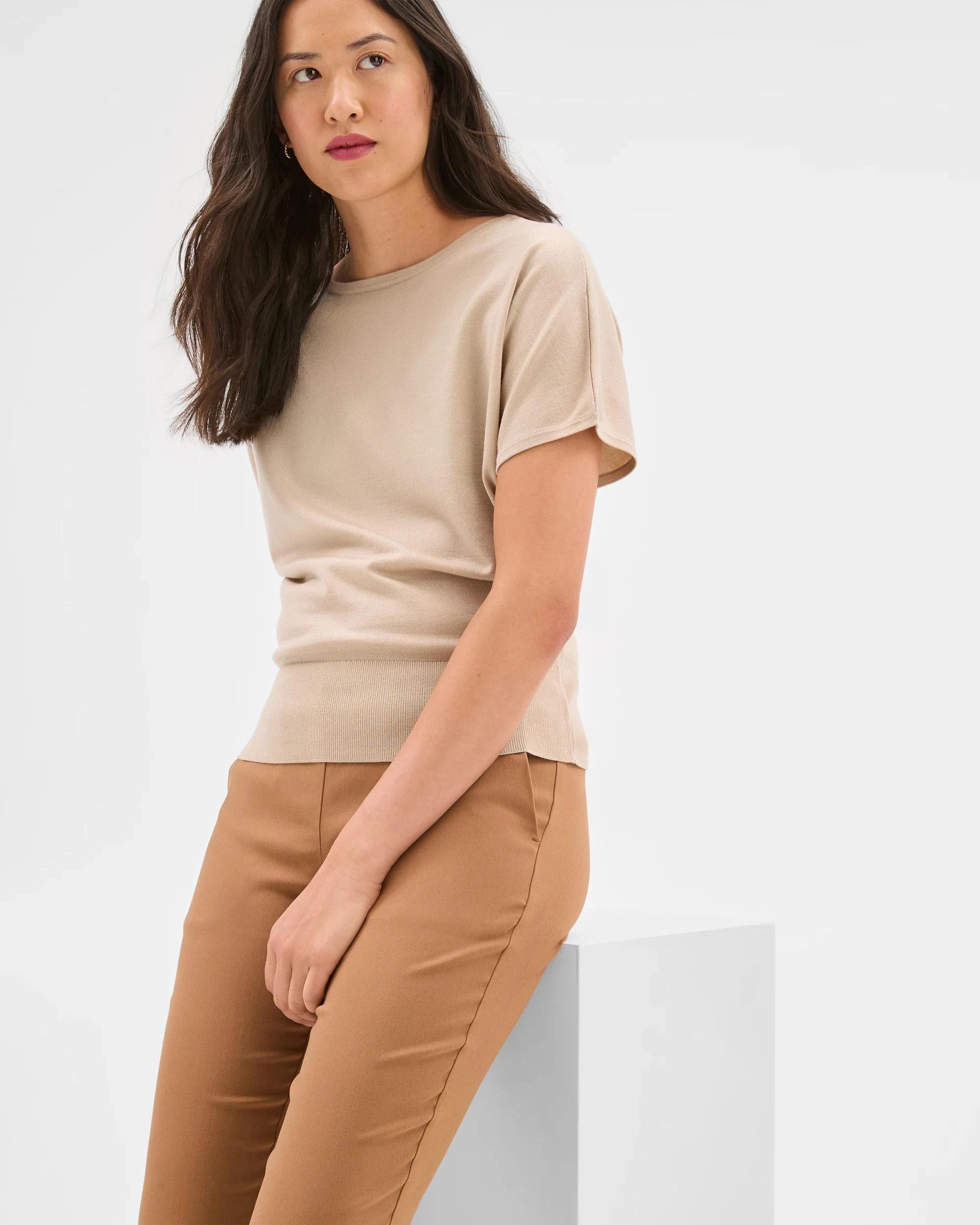 3 Preview Carrie Bengaline Ankle Length Pants TIGER EYE, 3 of 6