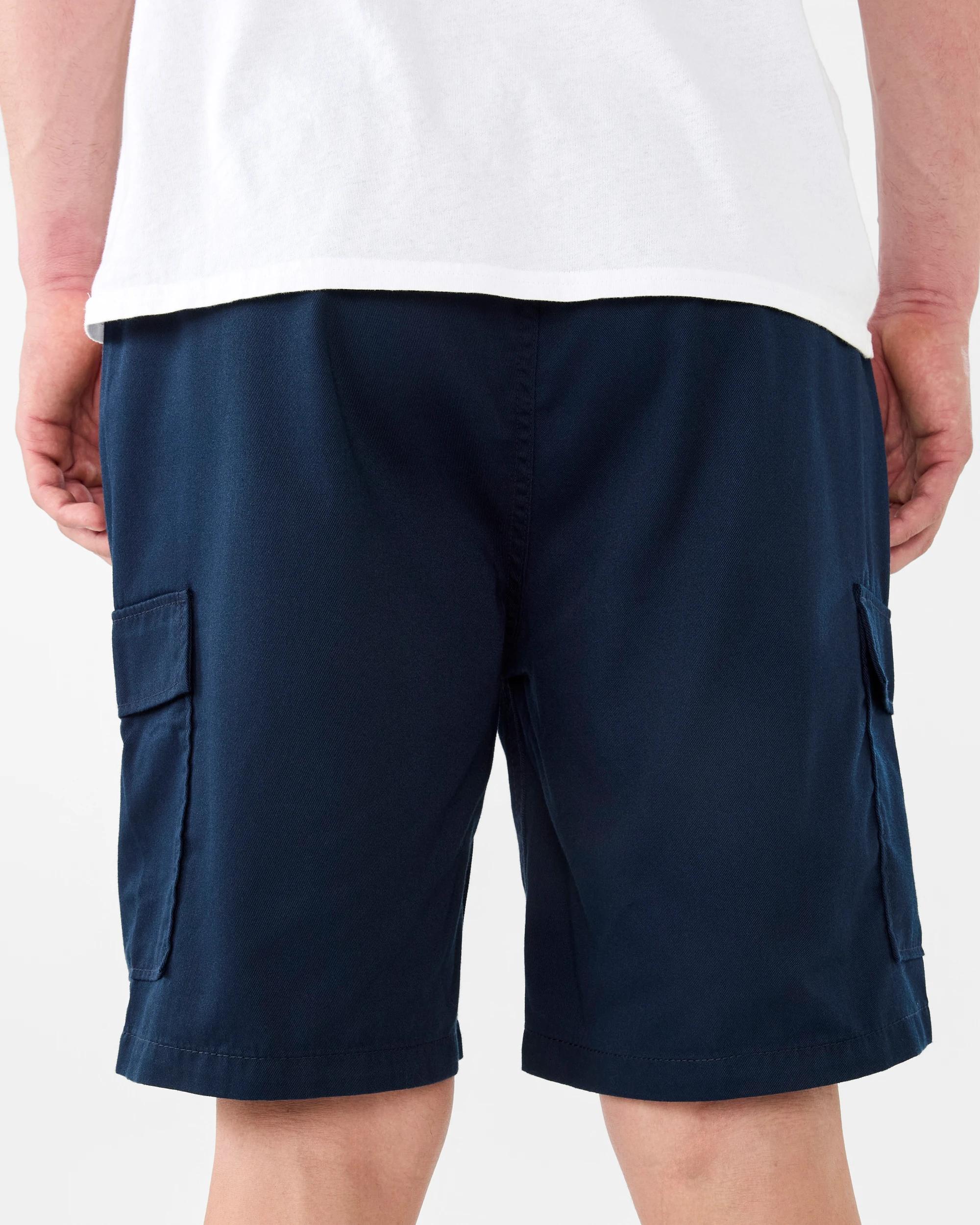 3 Elastic Waist Cargo Shorts Sky Cptn, 3 of 7