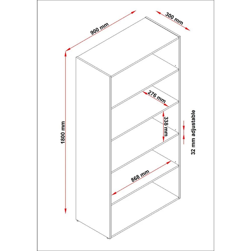 2 Stilford Bookcase 1800mm Oak Desks, Tables and Workstations, 2 of 2