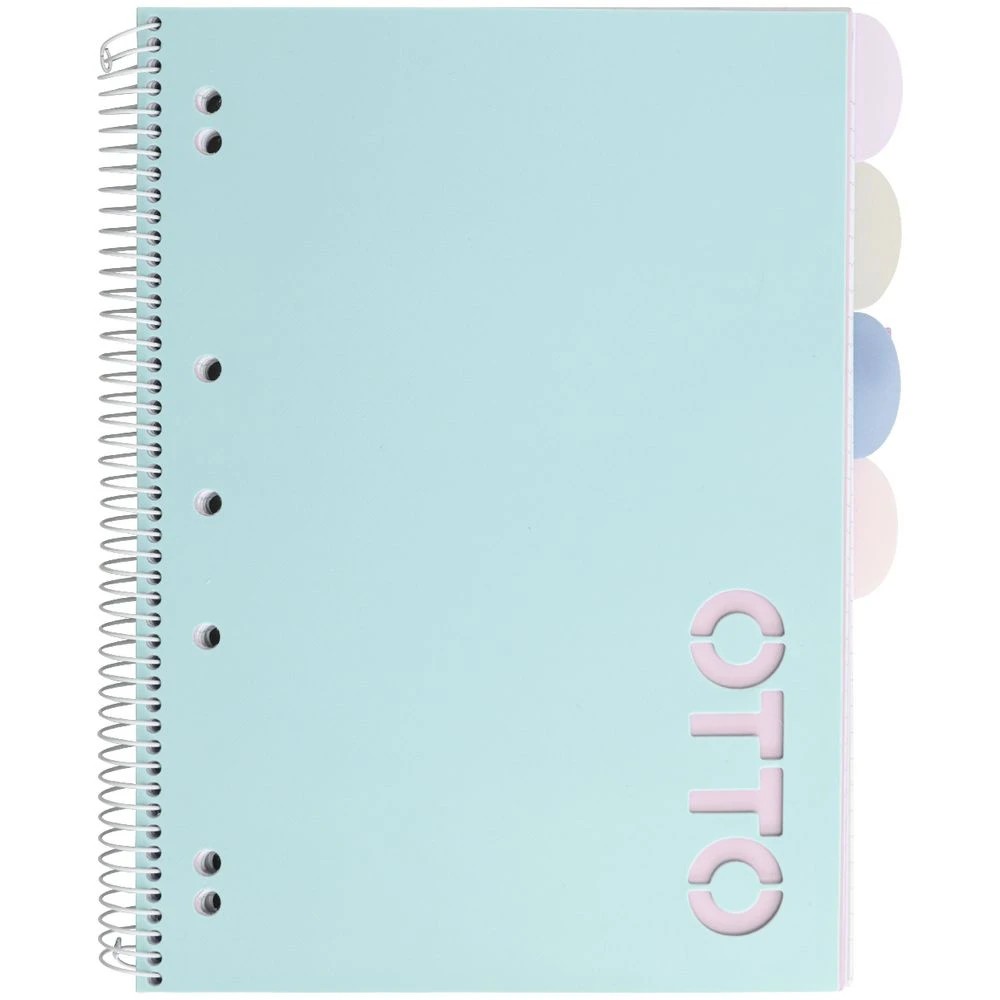 2 Otto A4 5 Subject Book 250 Page Mint, 2 of 6