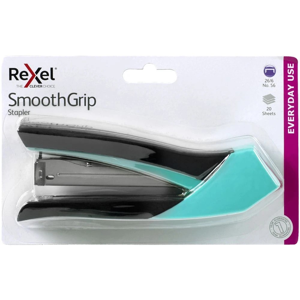 2 Rexel SmoothGrip Full Strip Stapler Black/Blue, 2 of 2