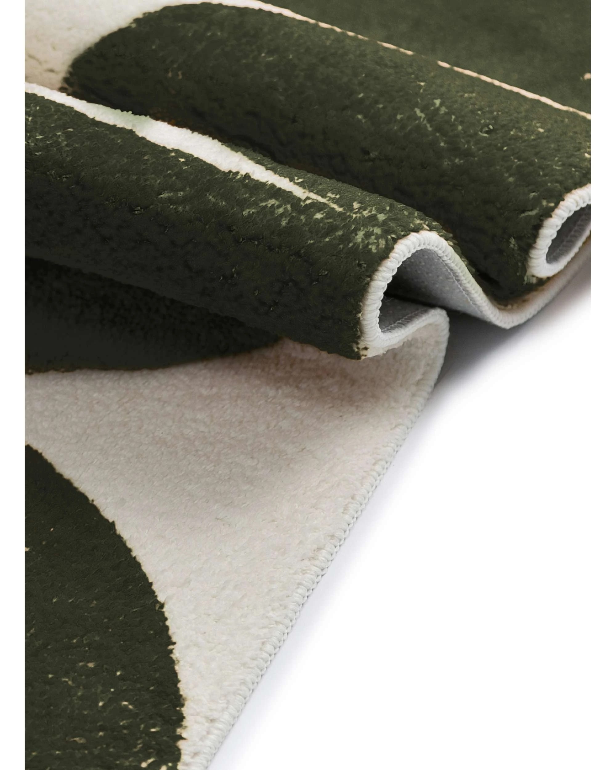 6 Loopsie Jardime Geometric Washable Rug-290cm x 200cm - Green, 6 of 6