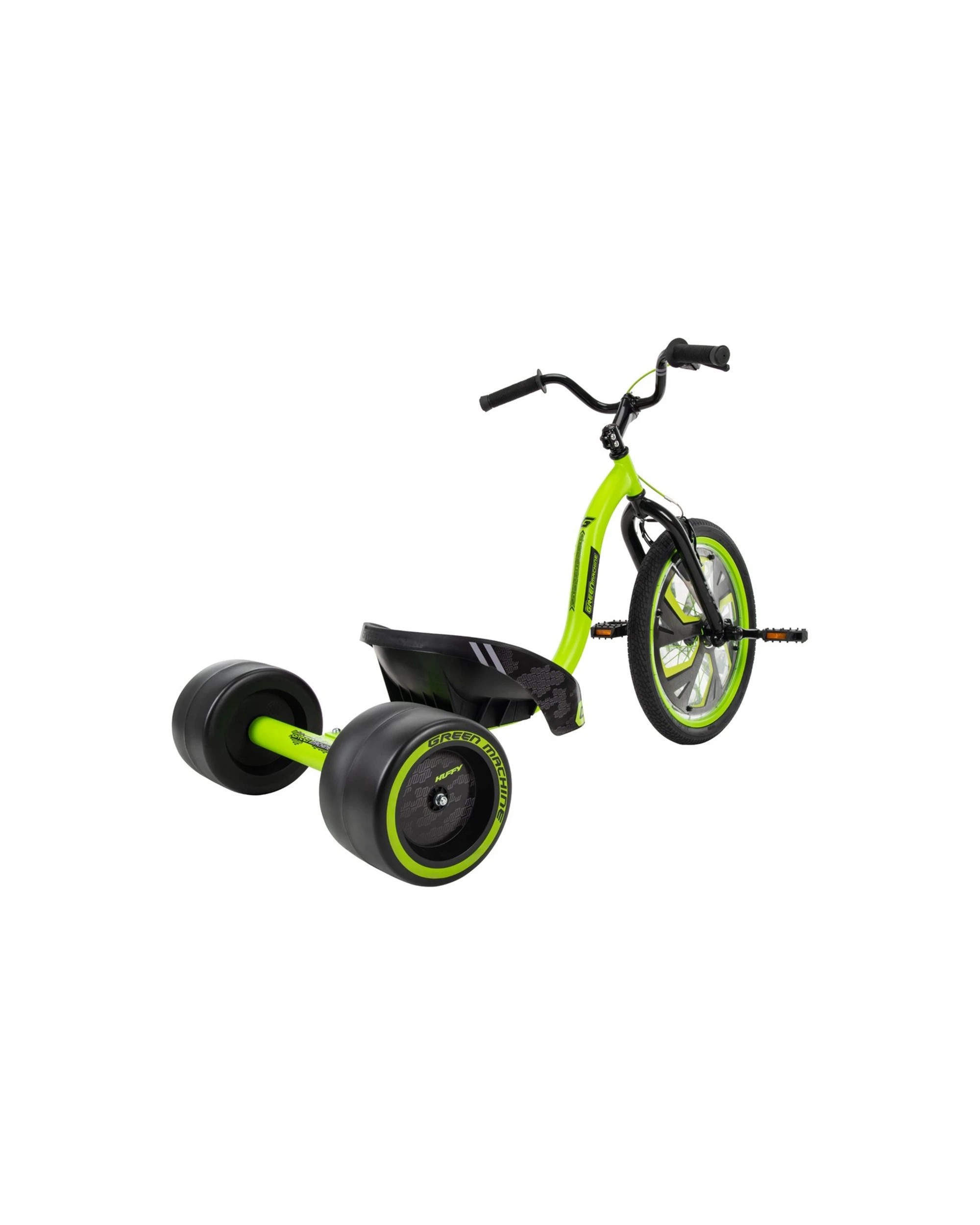 3 Plum Play 20 Inch Slider Drift Trike Steel Frame Linear Brake Aged 9 Years - Green, 3 of 9