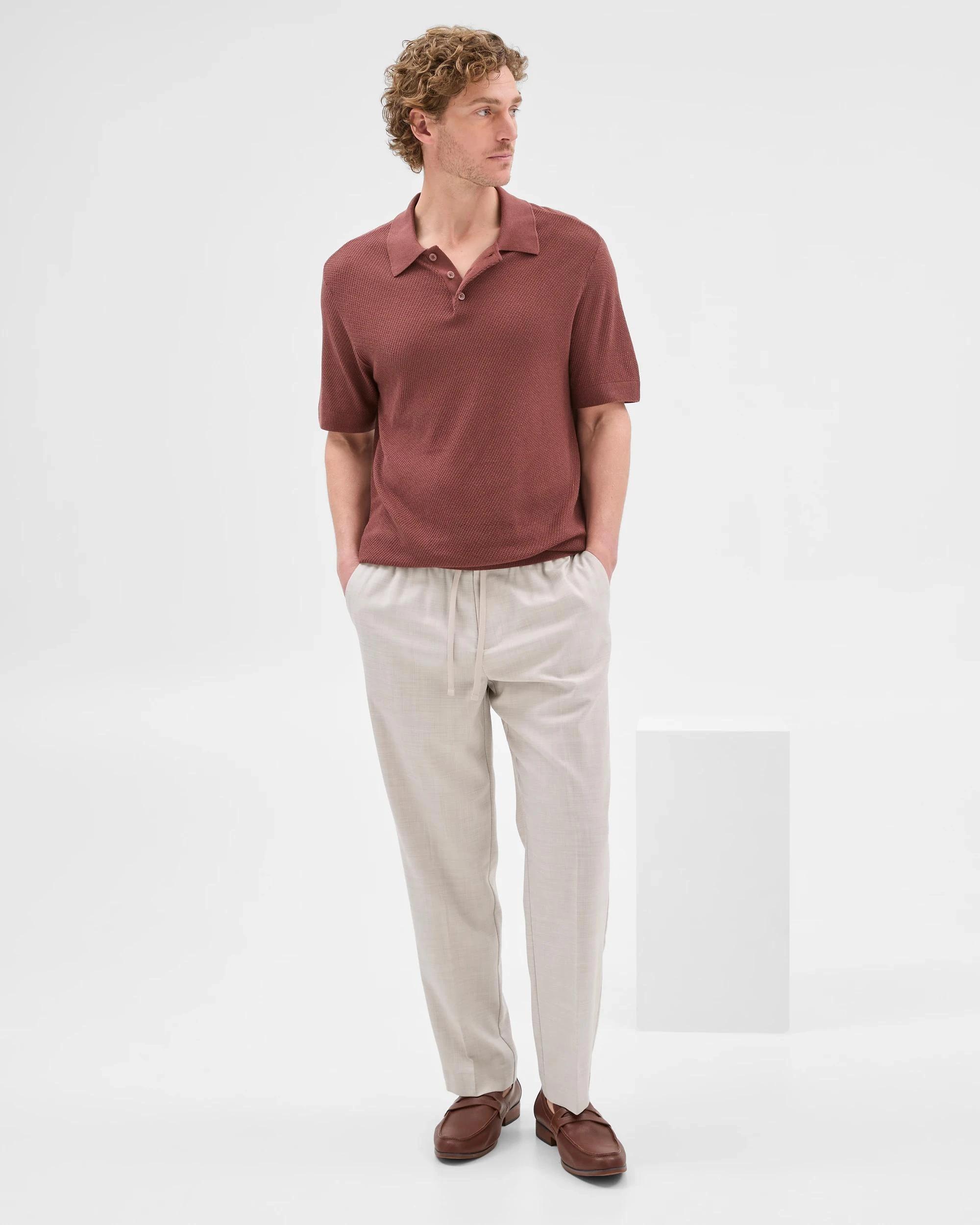 2 Elasticated Waist Pants - Preview ECRU MARLE, 2 of 10