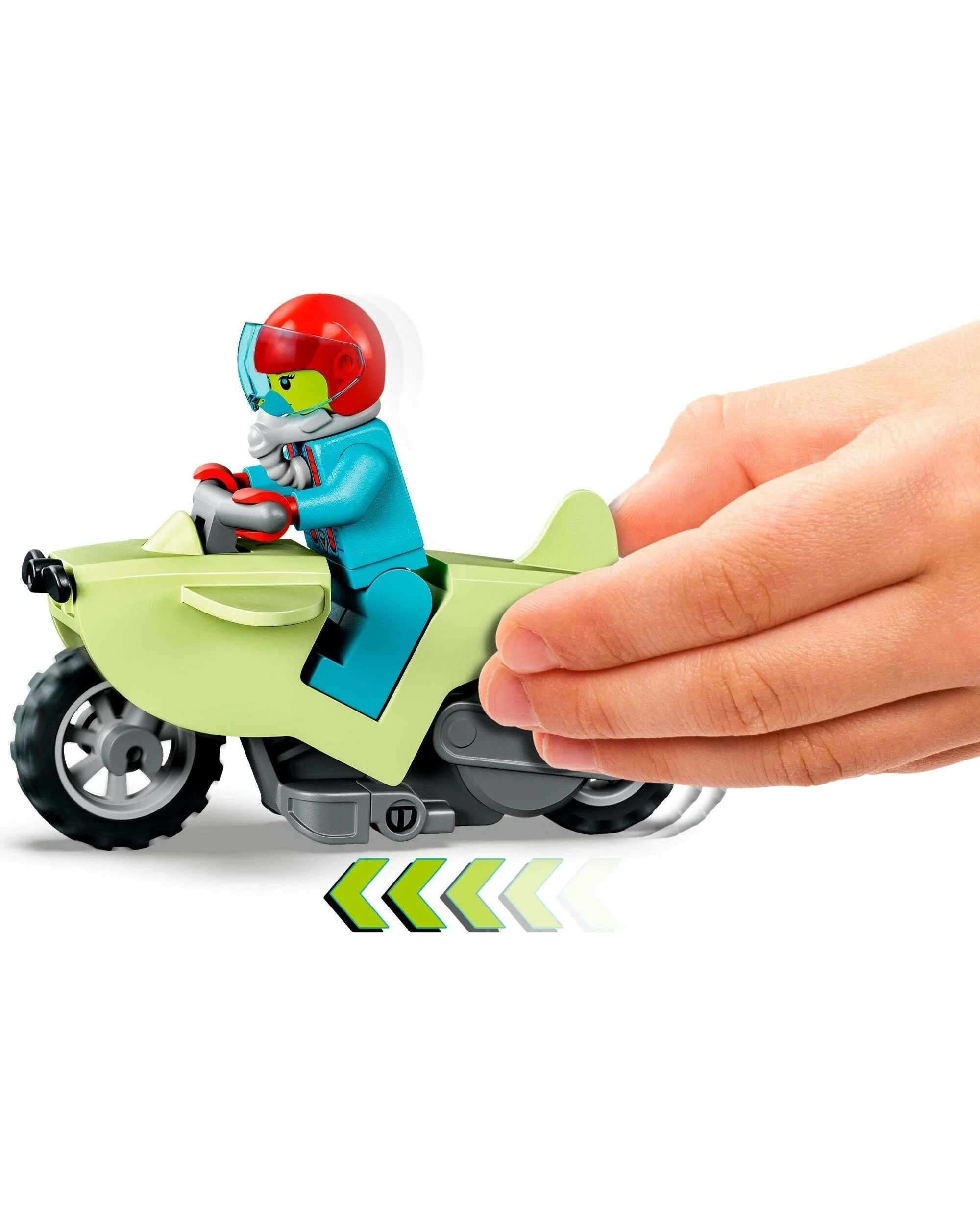 4 LEGO 60338 Chimpanzee Stunt Loop: Flywheel Motorcycle & Ramp, 4 of 4